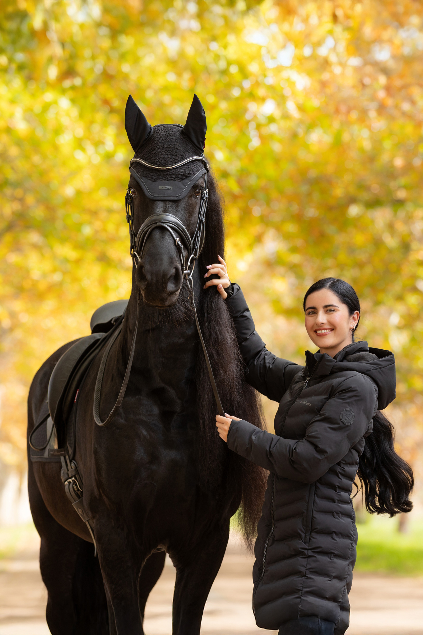 LeMieux Hayley abrigo acolchado largo e impermeable para mujer