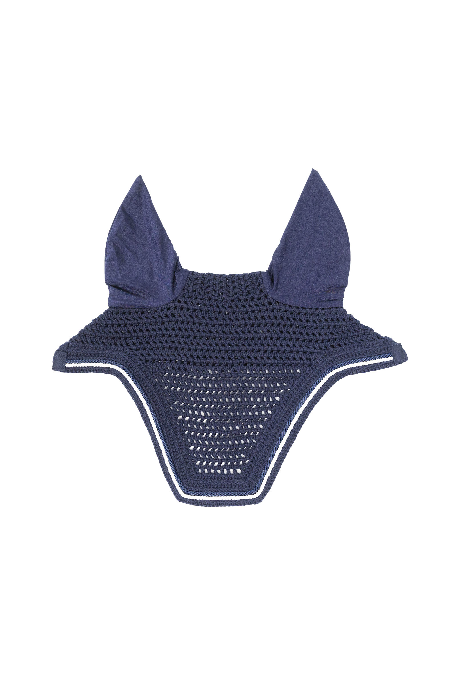 navy Kentucky Horsewear orejeras Wellington Diamond Rope Soundless