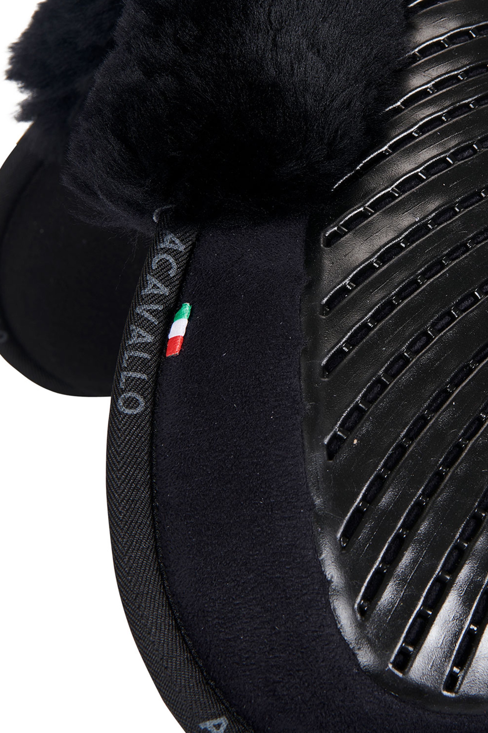 Acavallo Close Contact Gel & Memory Foam Media mantilla con piel de cordero