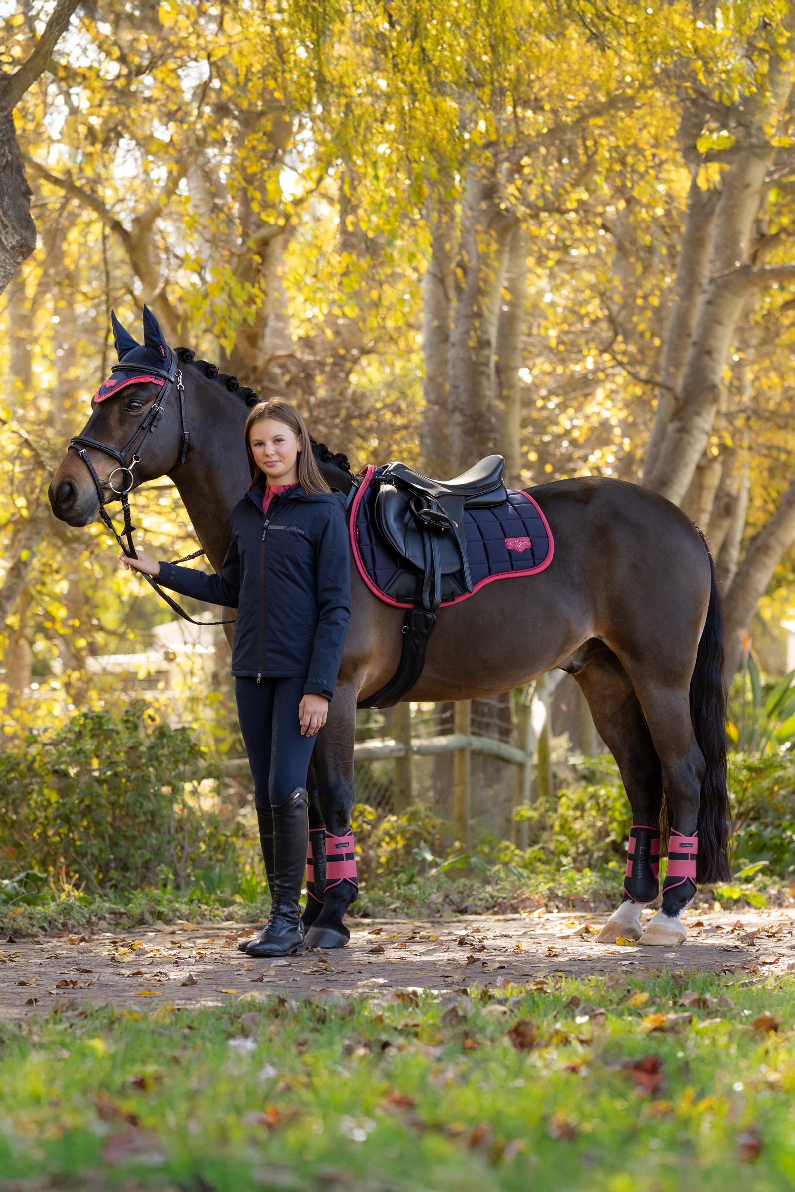 LeMieux Young Rider Thea chaqueta infantil resistente al agua