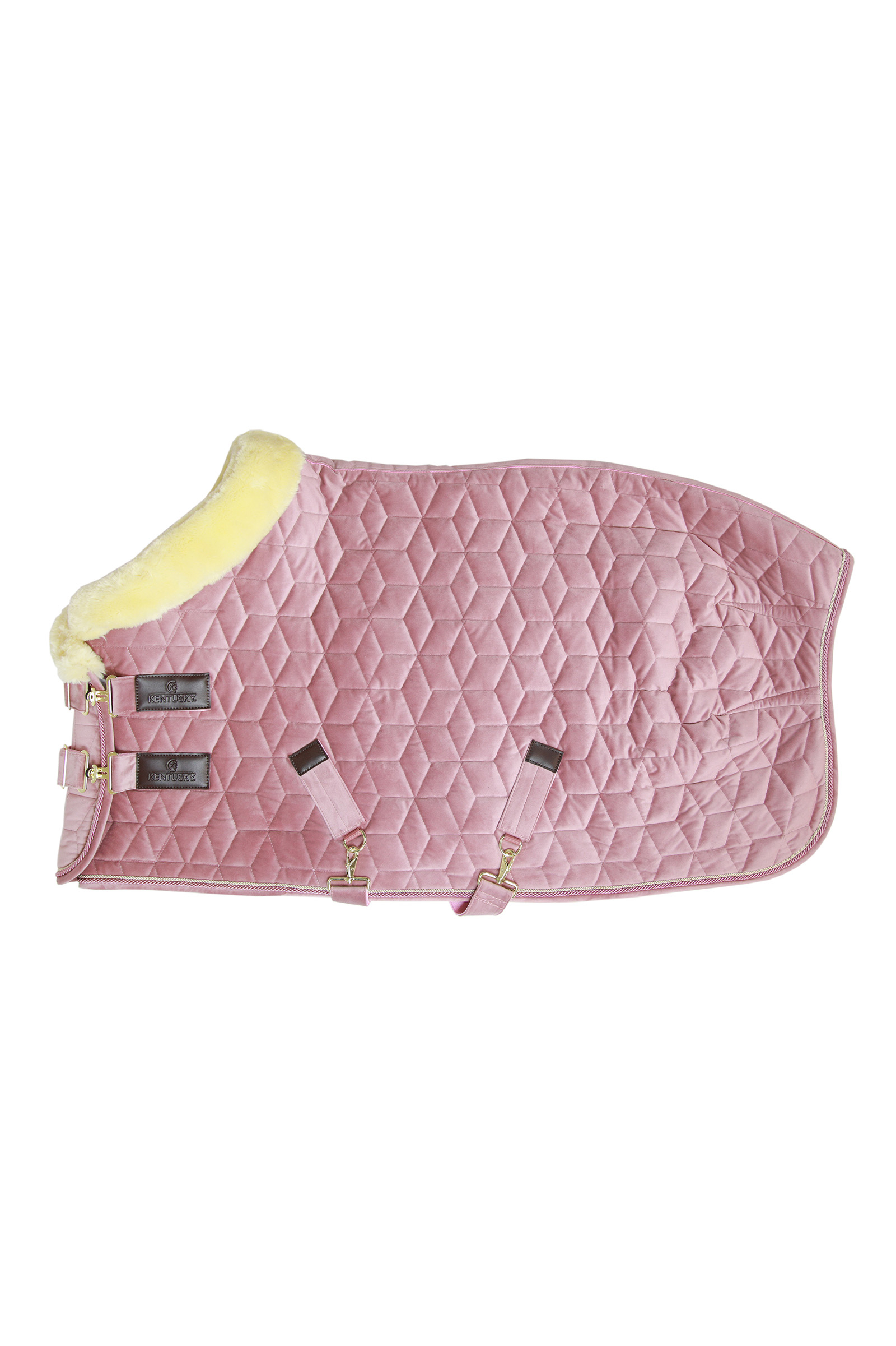 Rapture Rose Pink Manta de Concurso de Terciopelo para Poni Kentucky Horsewear, 160g