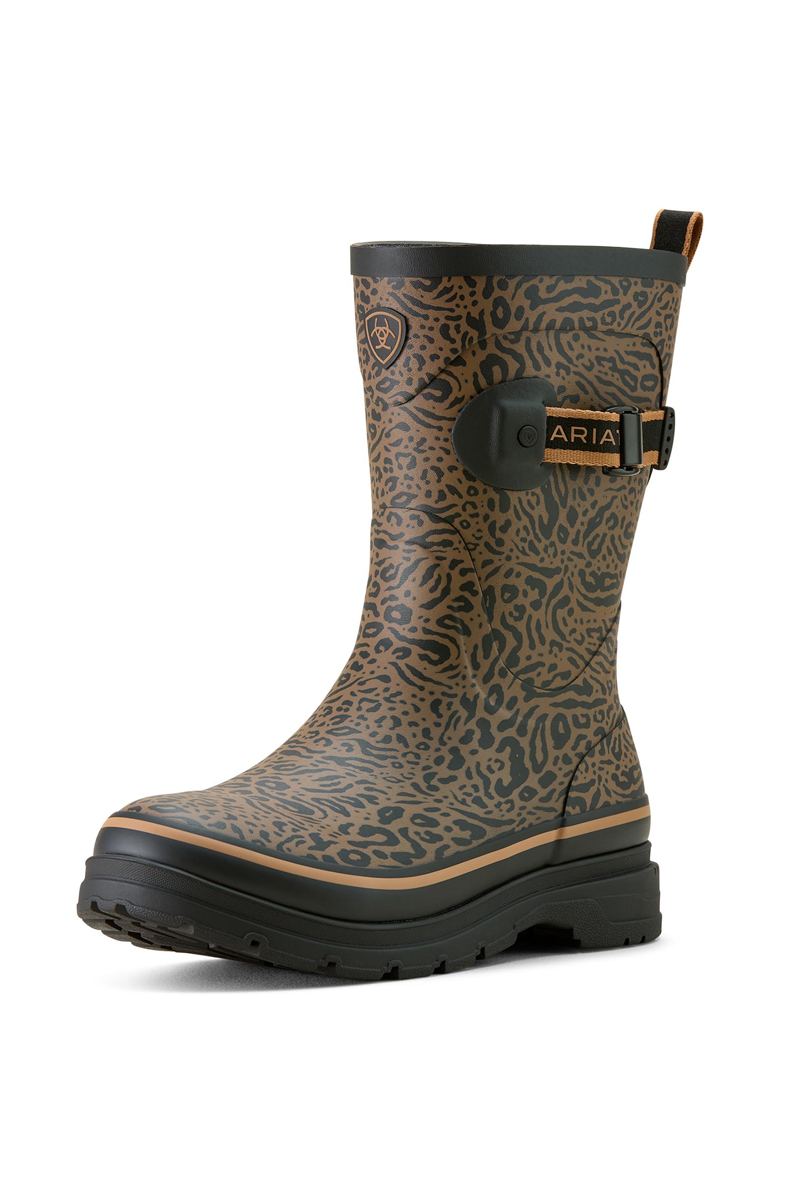 Ocelot Print Ariat Kelmarsh Mid Botas de goma para mujer