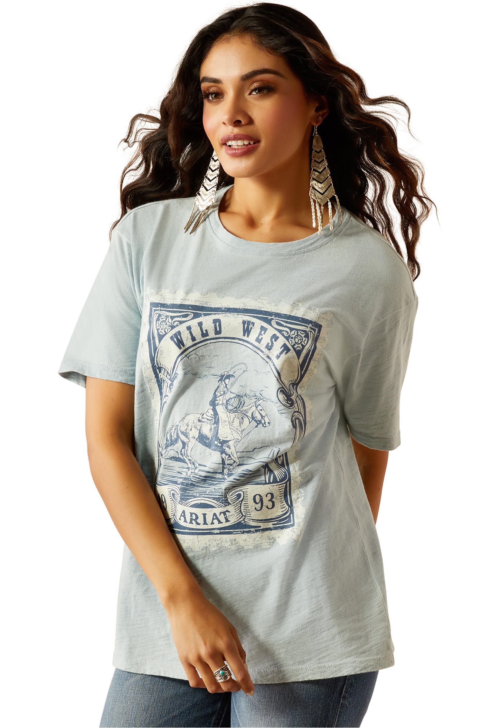 Ariat Wild West Stamp camiseta para mujer