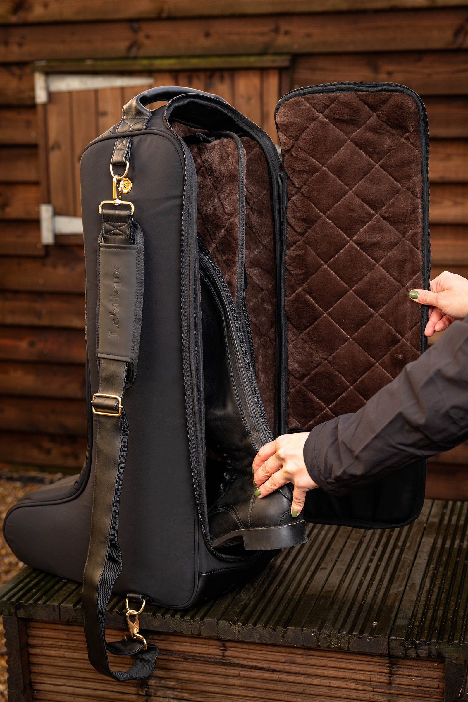 LeMieux Luxe Bolsa para botas