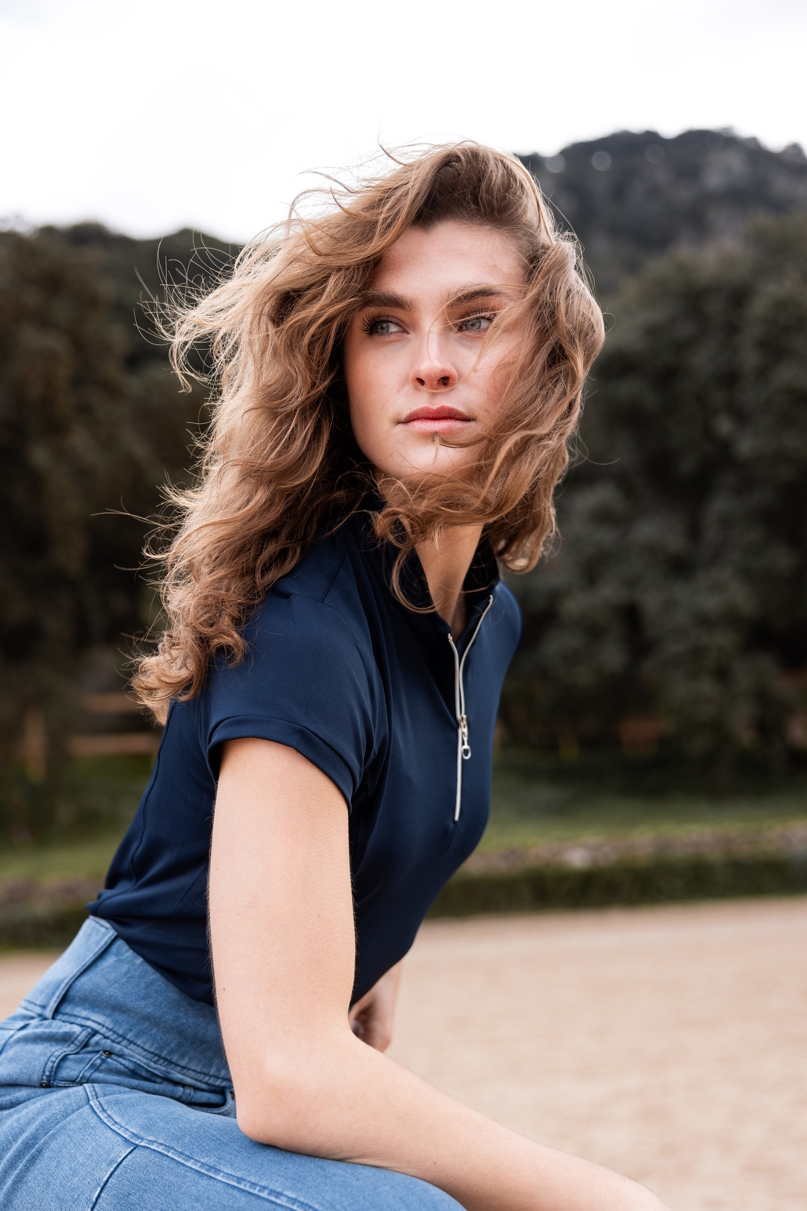 Horze Mina camiseta de entrenamiento para mujer  