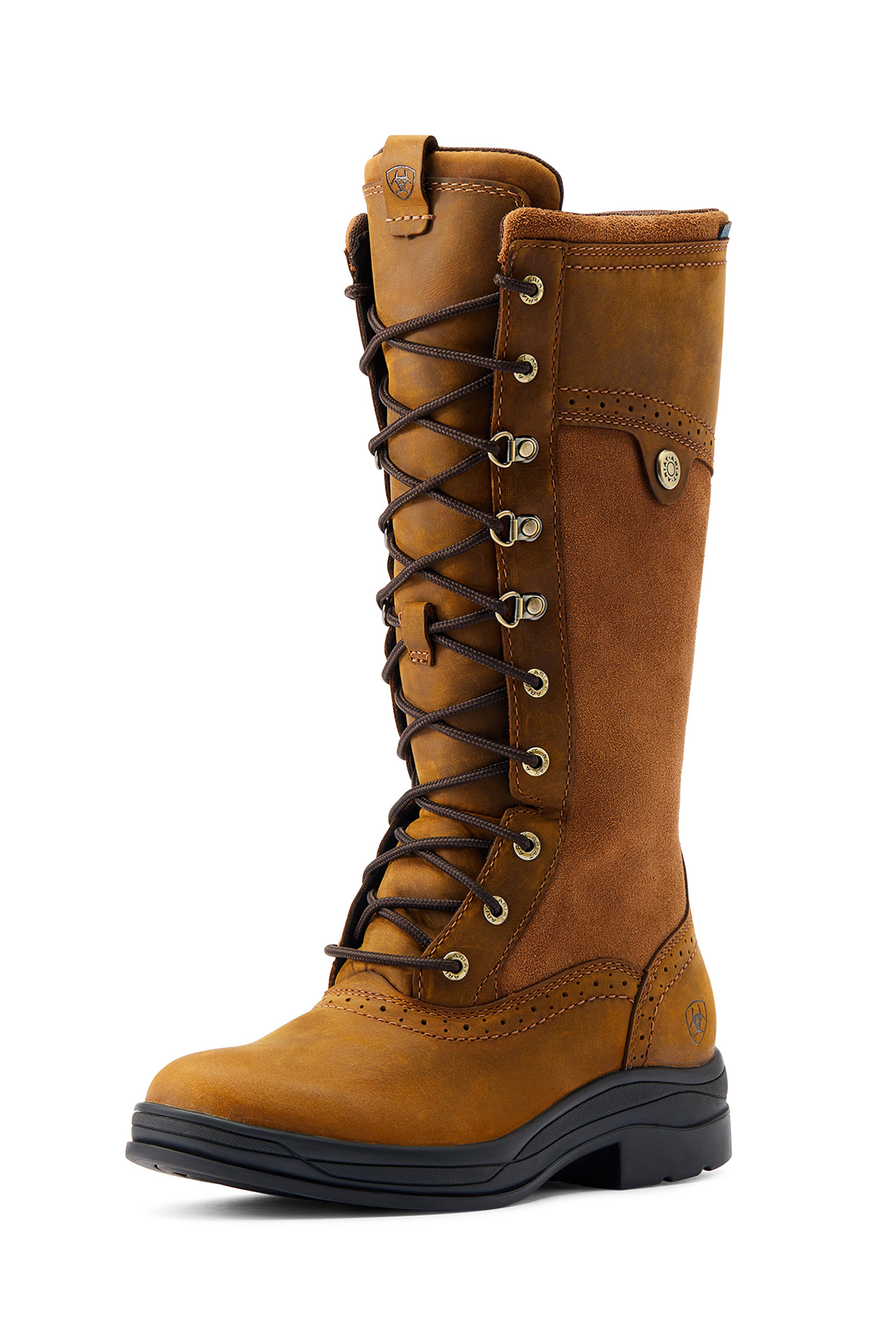 Weathered Teak Beige Ariat Wythburn II botas impermeables para mujer