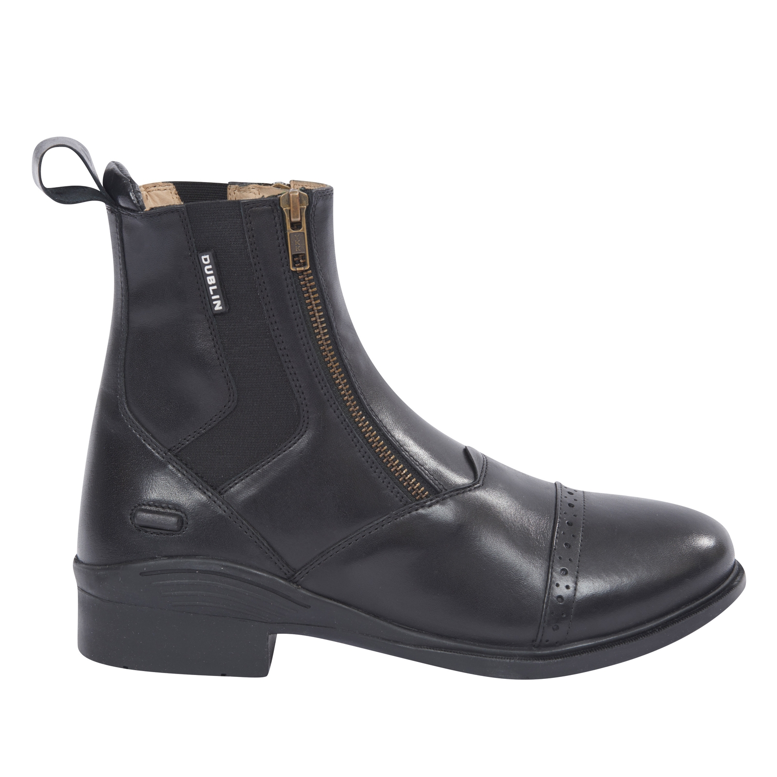Botas de paddock con doble cremallera delantera Dublin Evolution