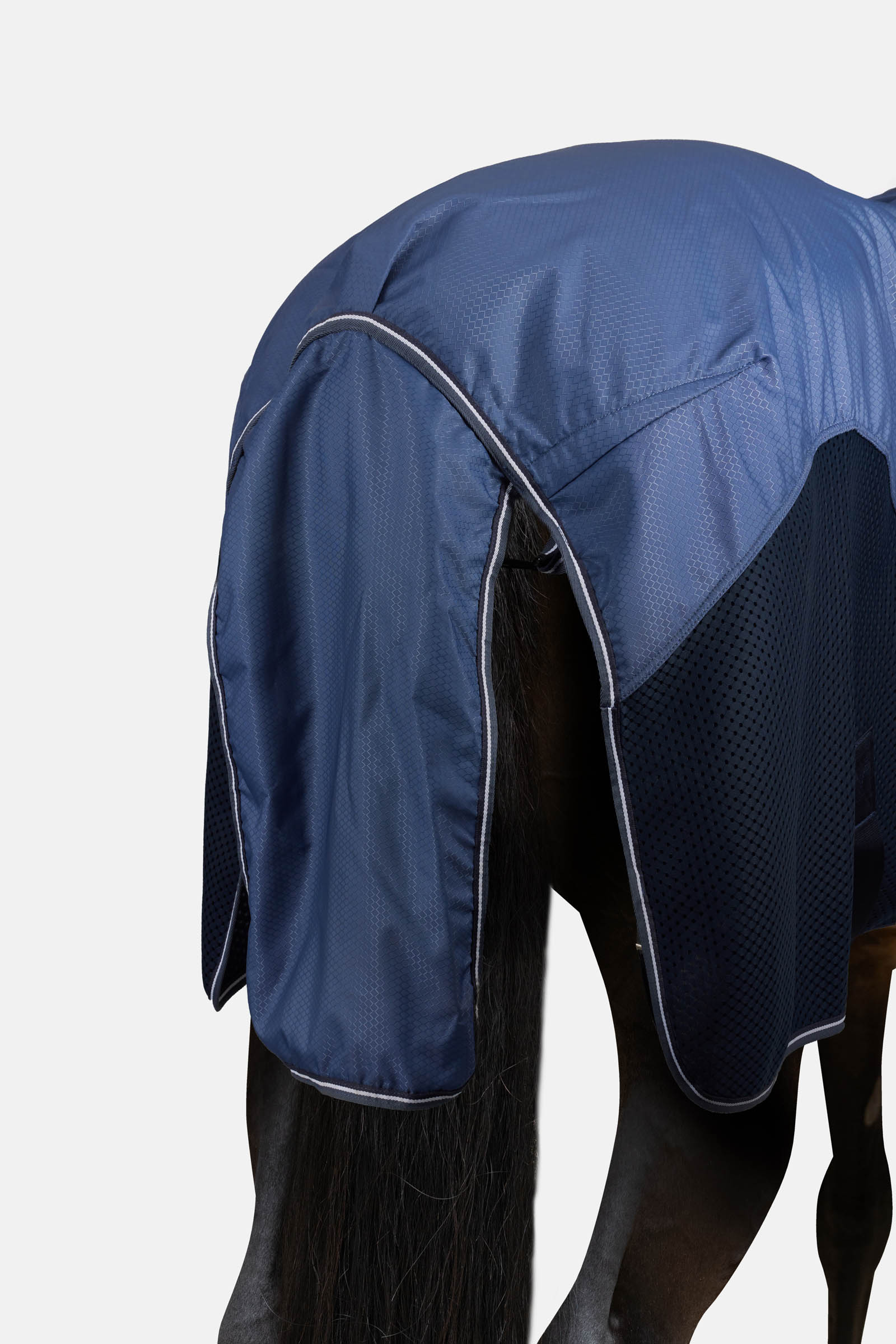 Horze Aircool 3D manta de exterior impermeable con cuello desmontable