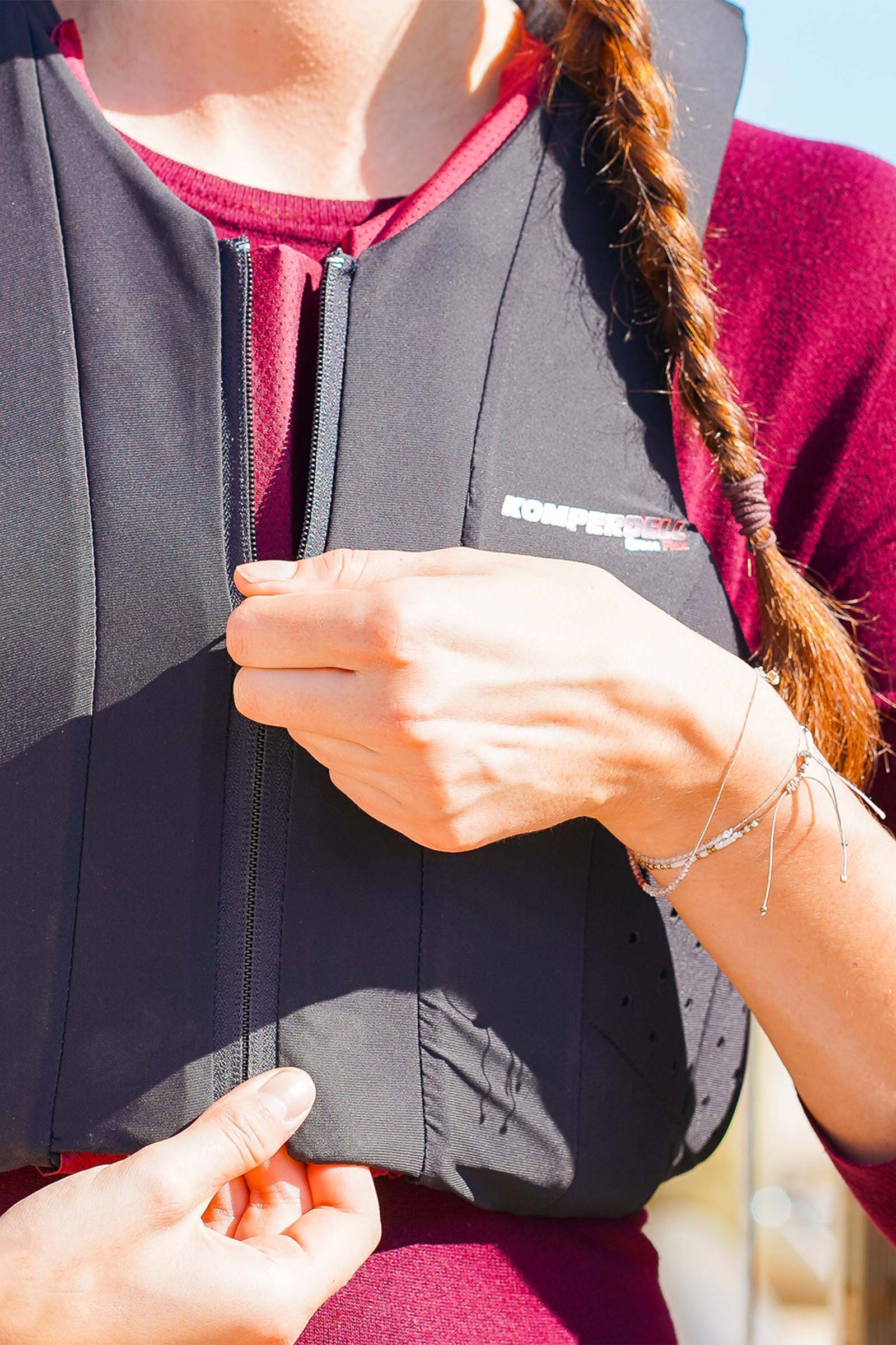 Komperdell Ultra Vario chaleco protector ecuestre para cuerpo