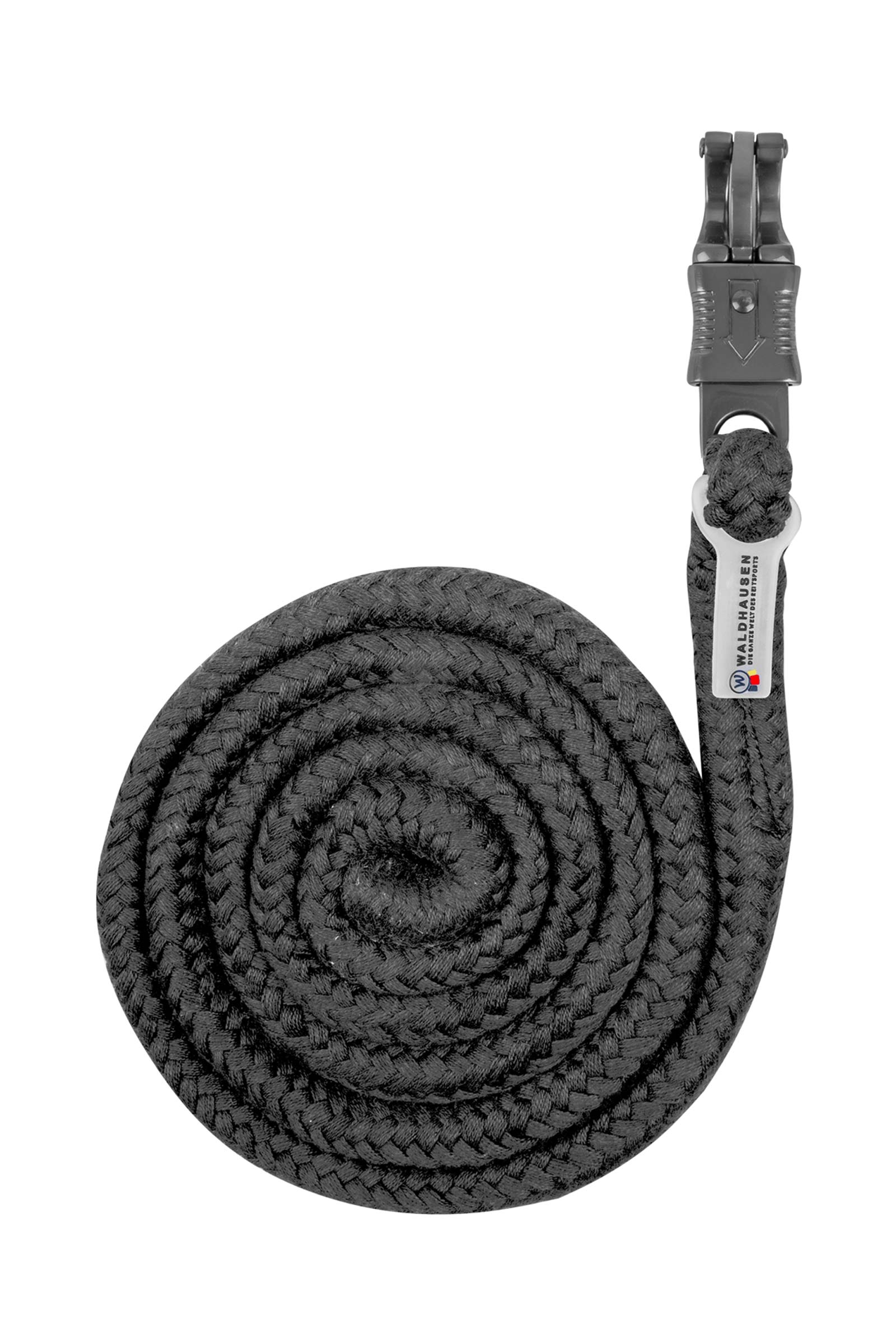 Black Waldhausen Plus Lead Rope With Panic Hook