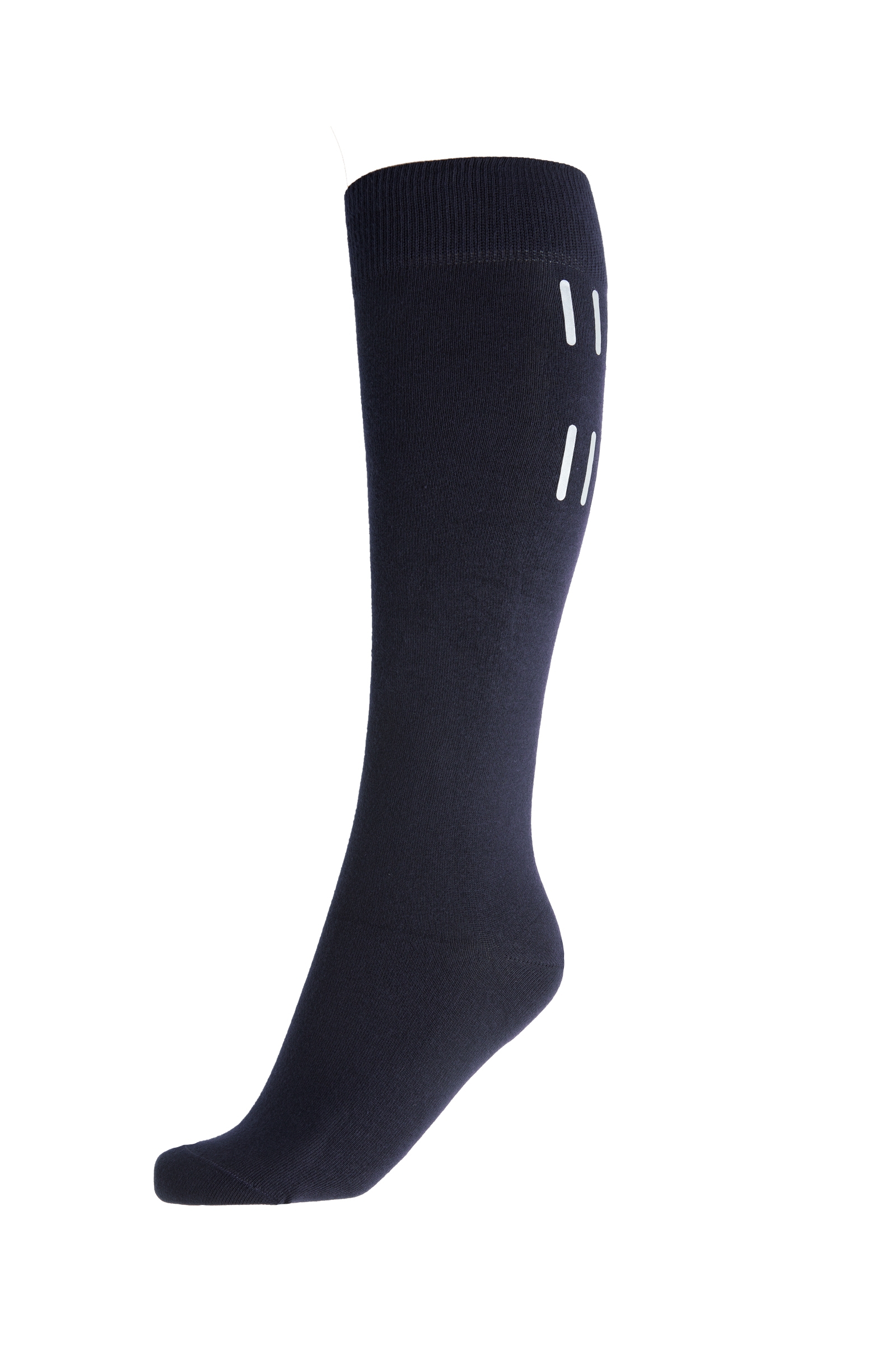 Dark Navy Horze Calcetines de Punto Reflectantes 
