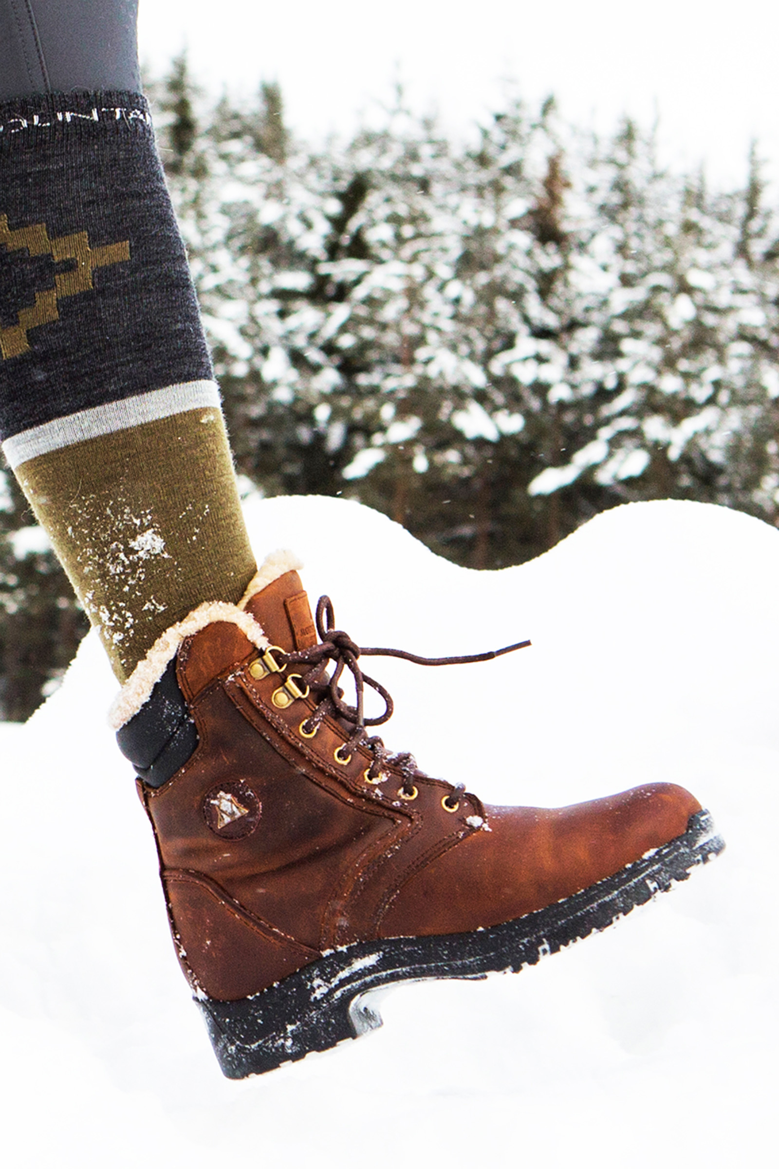 Mountain Horse - Cordón de río nevado para hombre