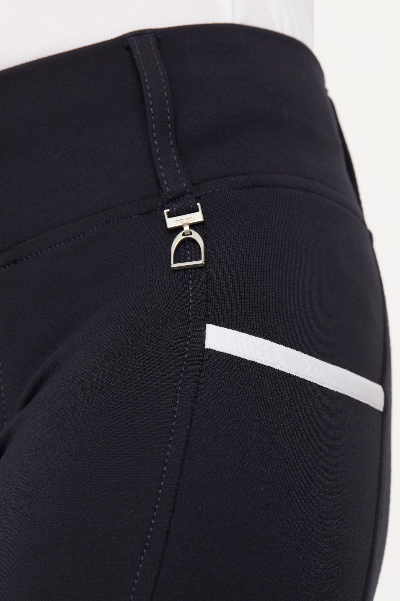 Mallas de Equitación con Cintura Altade Asiento Completo de Silicona para Niños Horze Lucinda