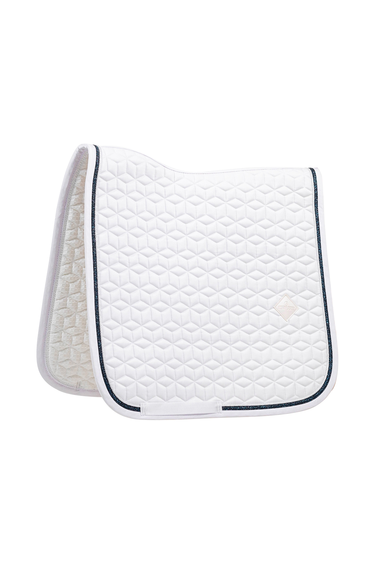 white/black Kentucky Horsewear Saddle Pad Glitter Cuerda Doma