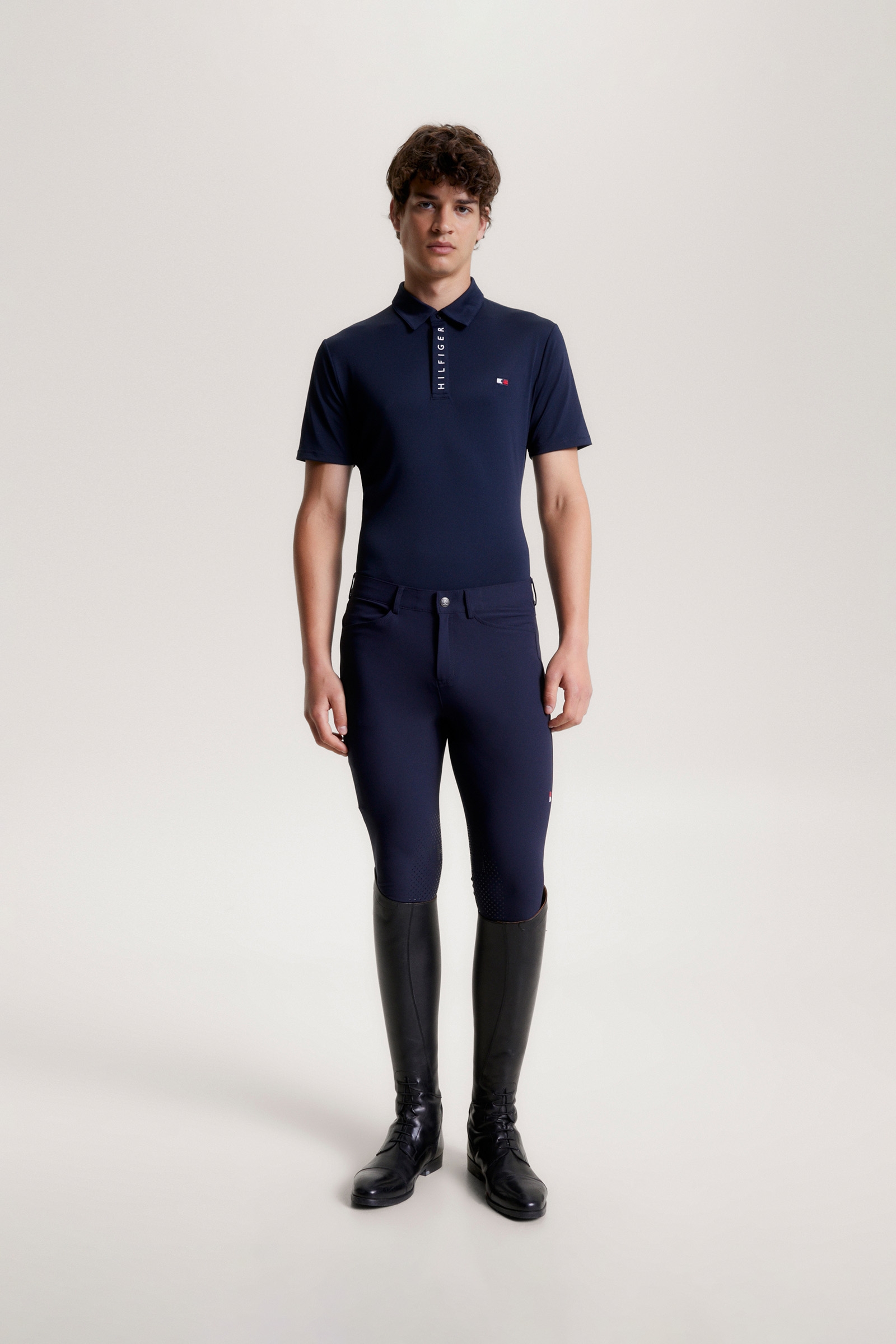 Camiseta Polo Tommy Hilfiger Equestrian Harlem de manga corta con logo