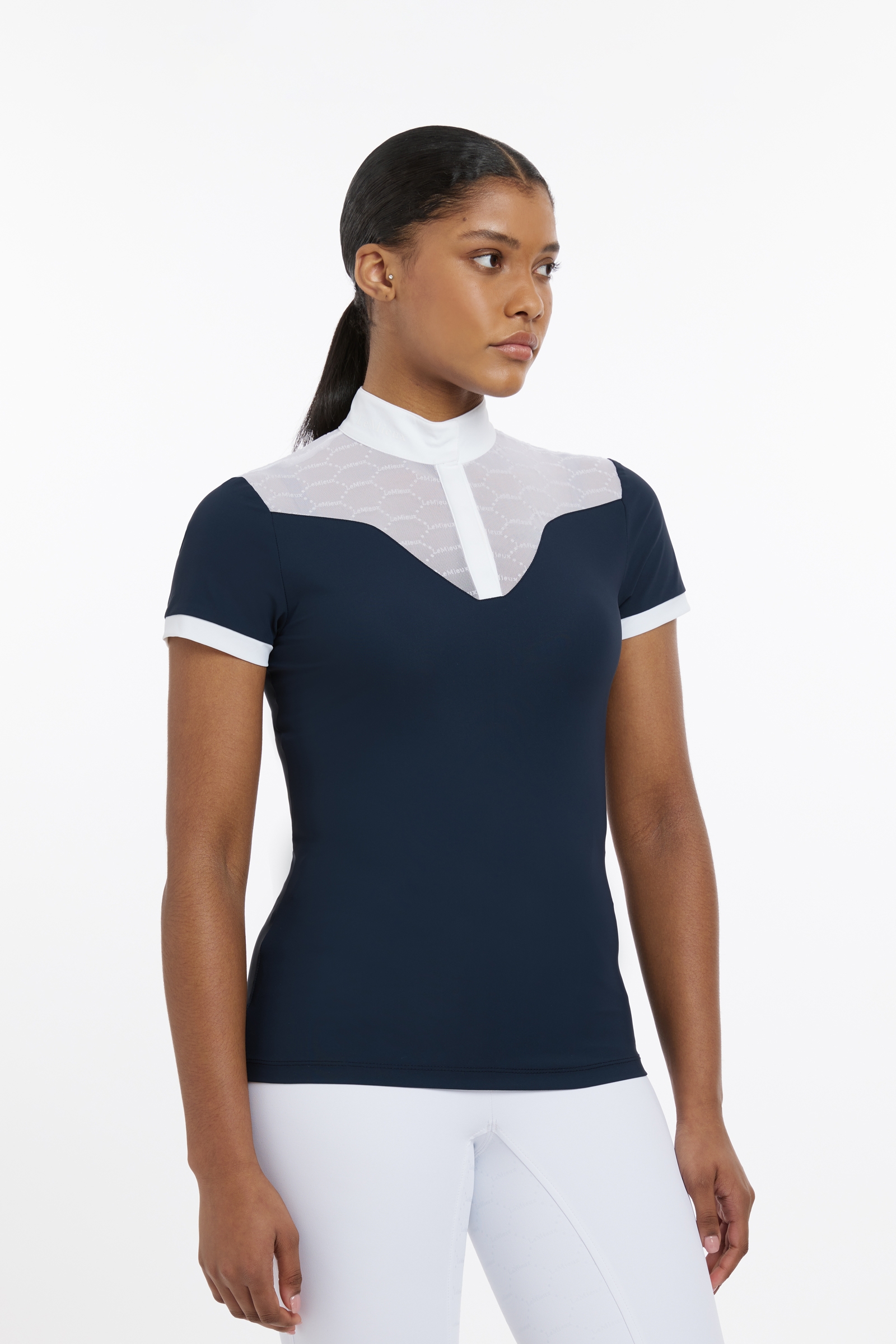 LeMieux Emily camiseta de competición de manga corta para mujer