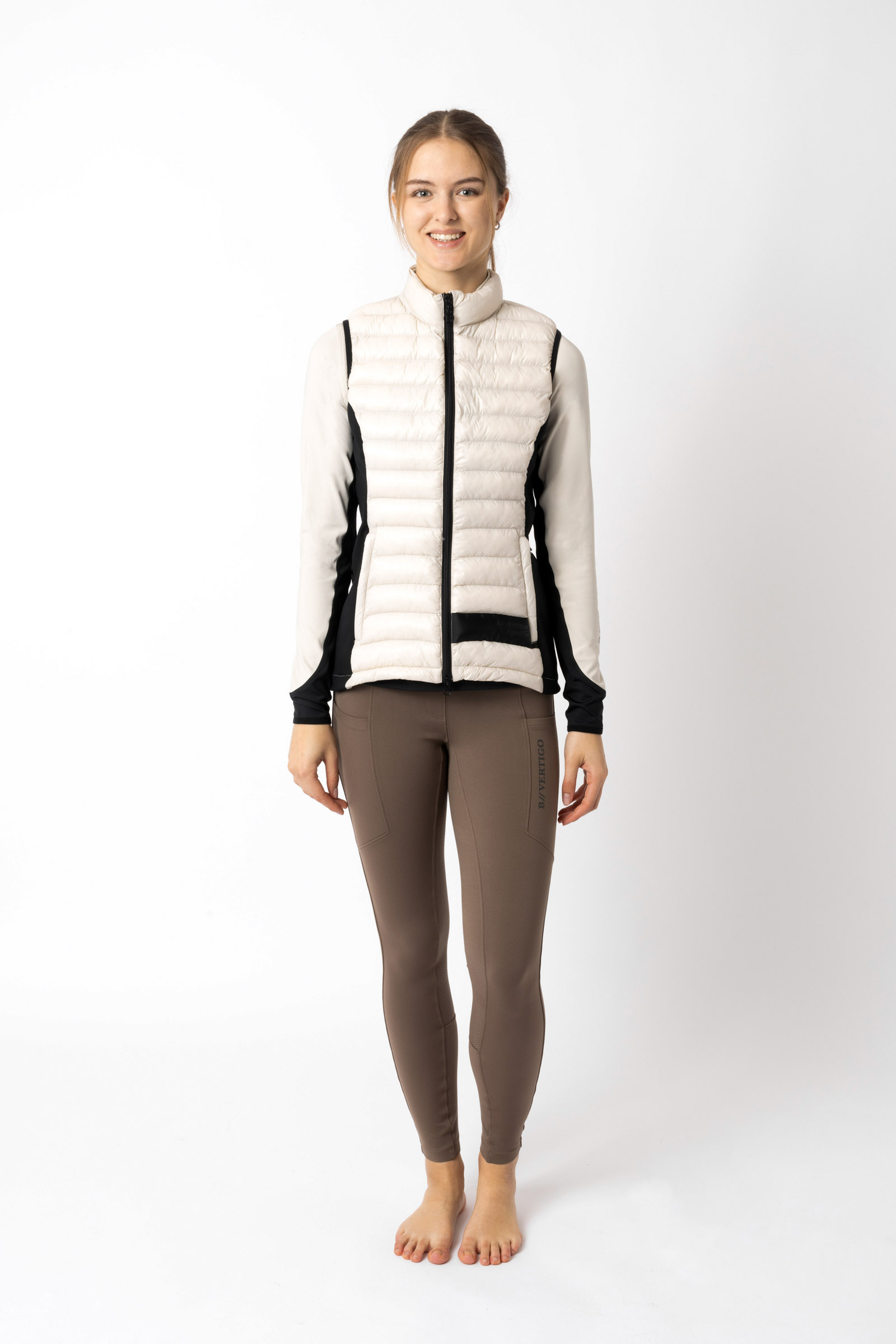 Chaleco de Equitaci&oacute;n Acolchado Ultra Ligero para Mujer B Vertigo Sia