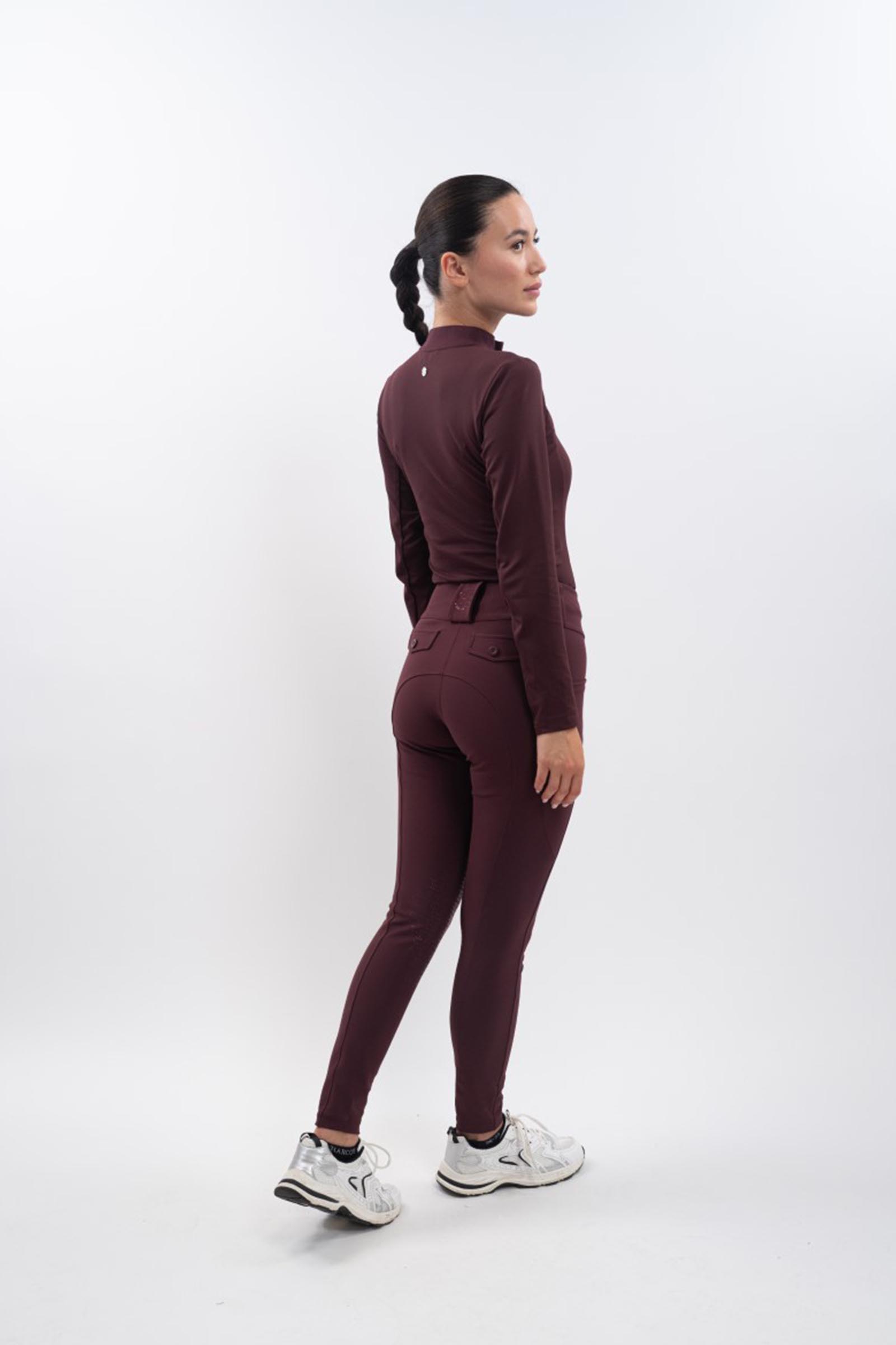 Harcour Luce pantalones de equitaci&oacute;n para mujer con grip en las rodillas