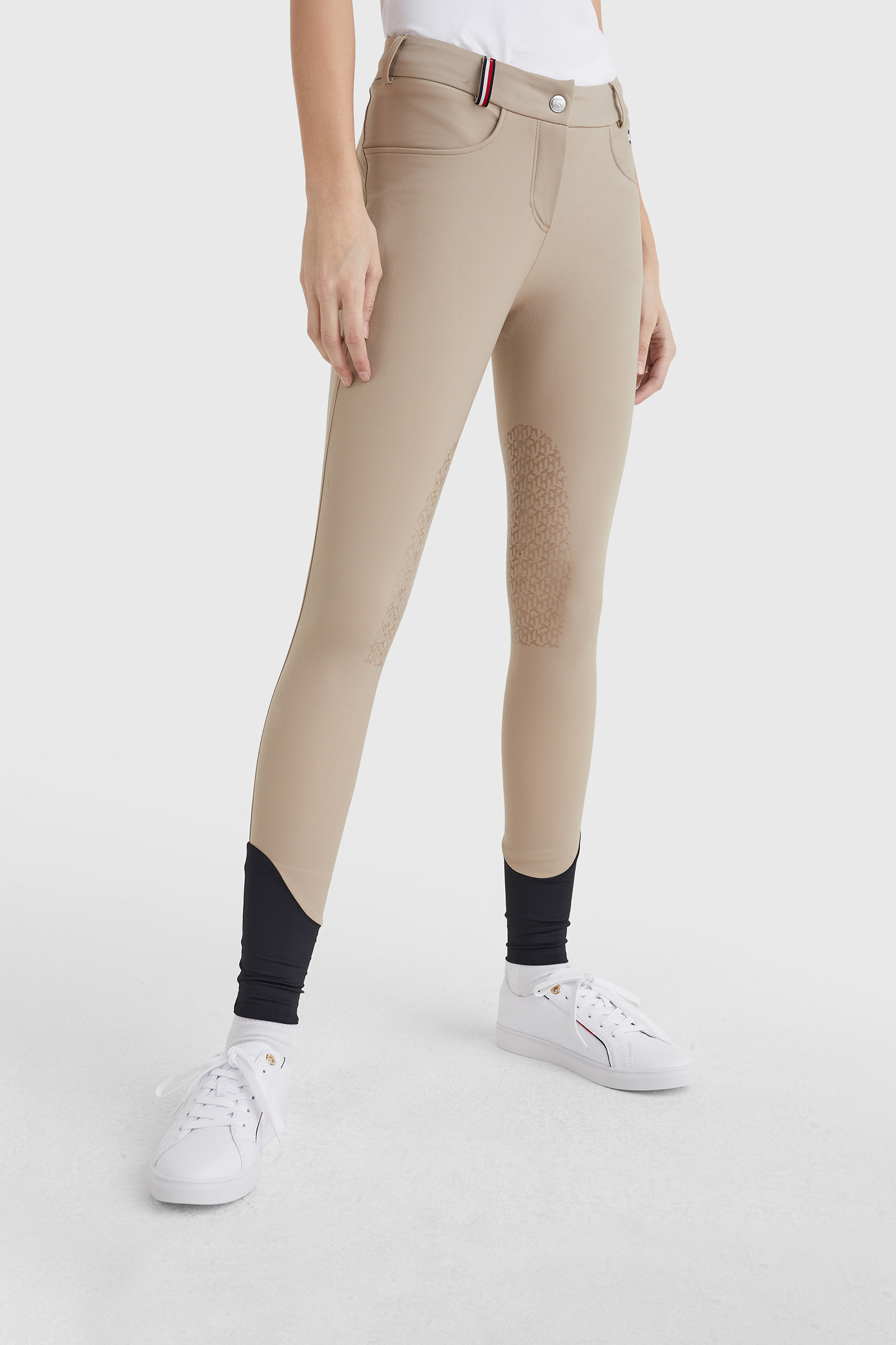 Pantal&oacute;n Tommy Hilfiger Equestrian Classic para mujer con agarre en la rodilla