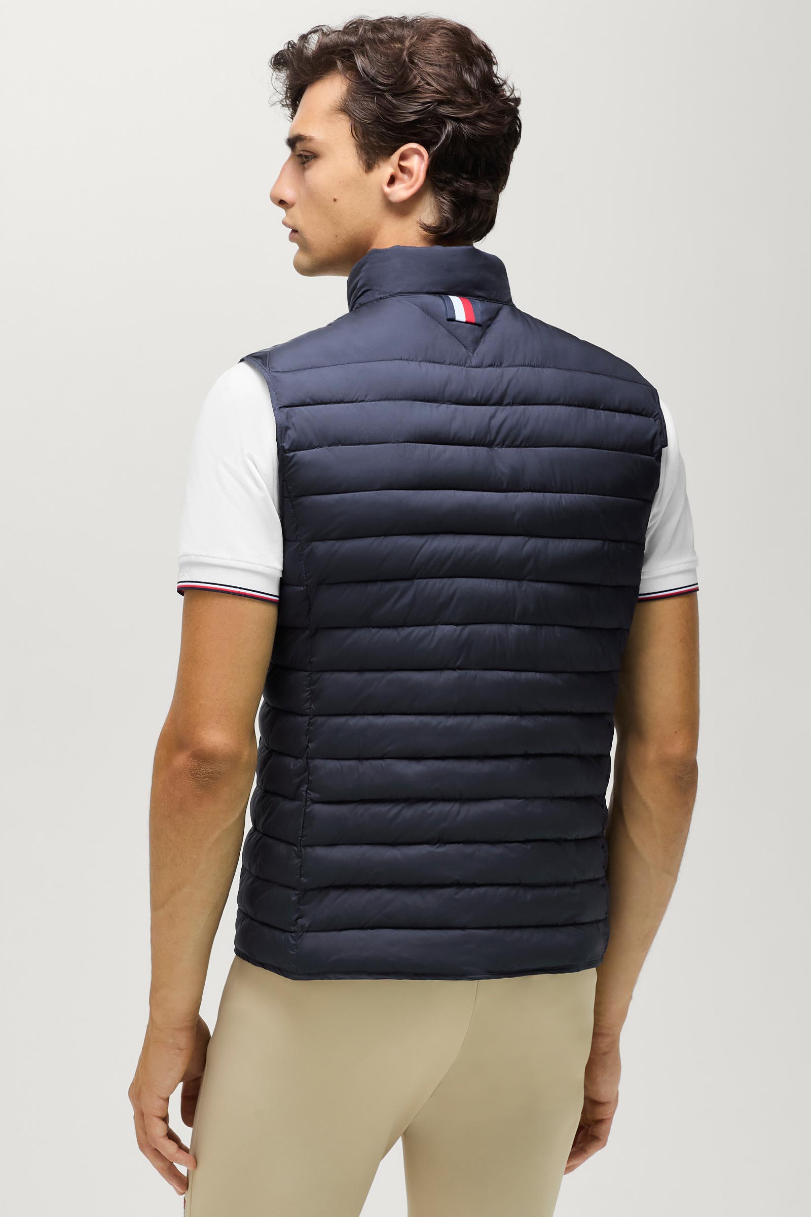Tommy Hilfiger Equestrian Montero chaleco acolchado para hombre