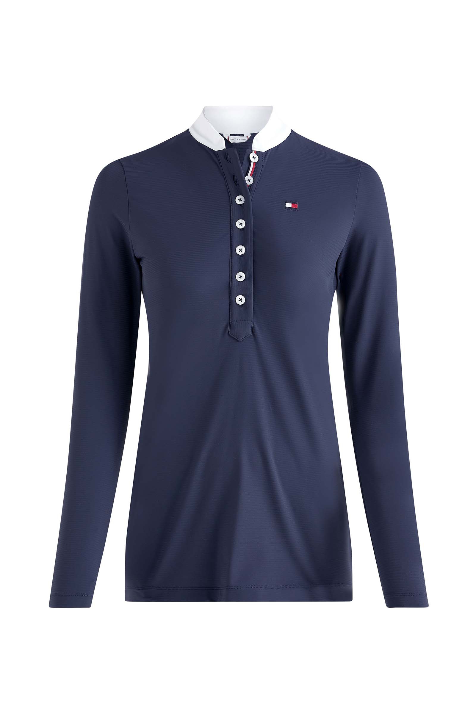 Tommy Hilfiger Equestrian - Camiseta de manga larga para mujer