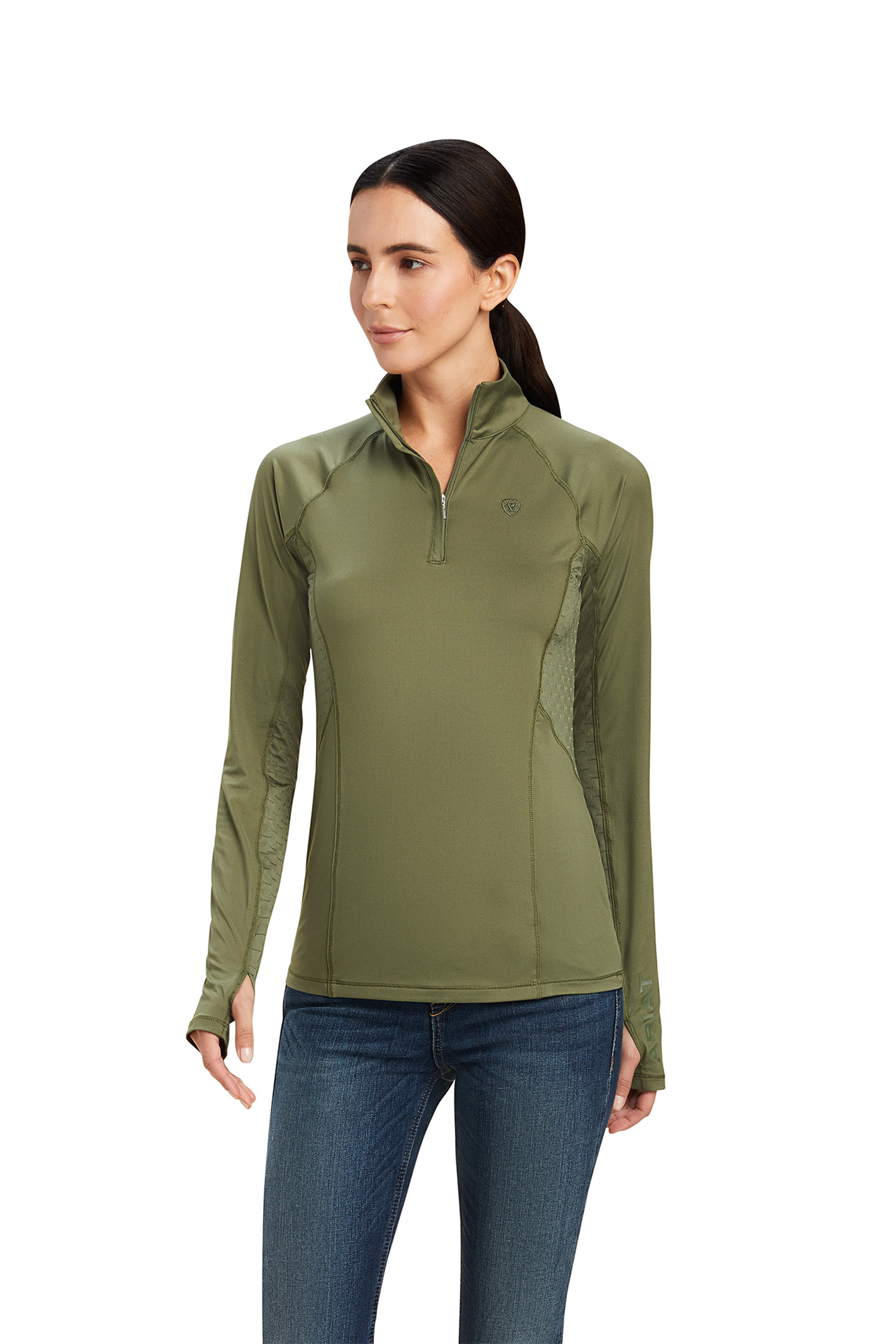 Camiseta de manga larga Ariat Lowell 2.0 1/4 Zip para mujer