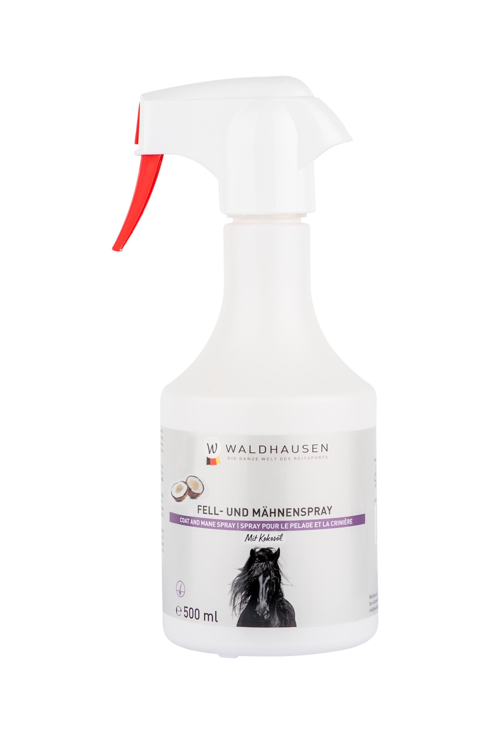 Waldhausen spray para pelaje y melena con aceite de coco, 500 ml