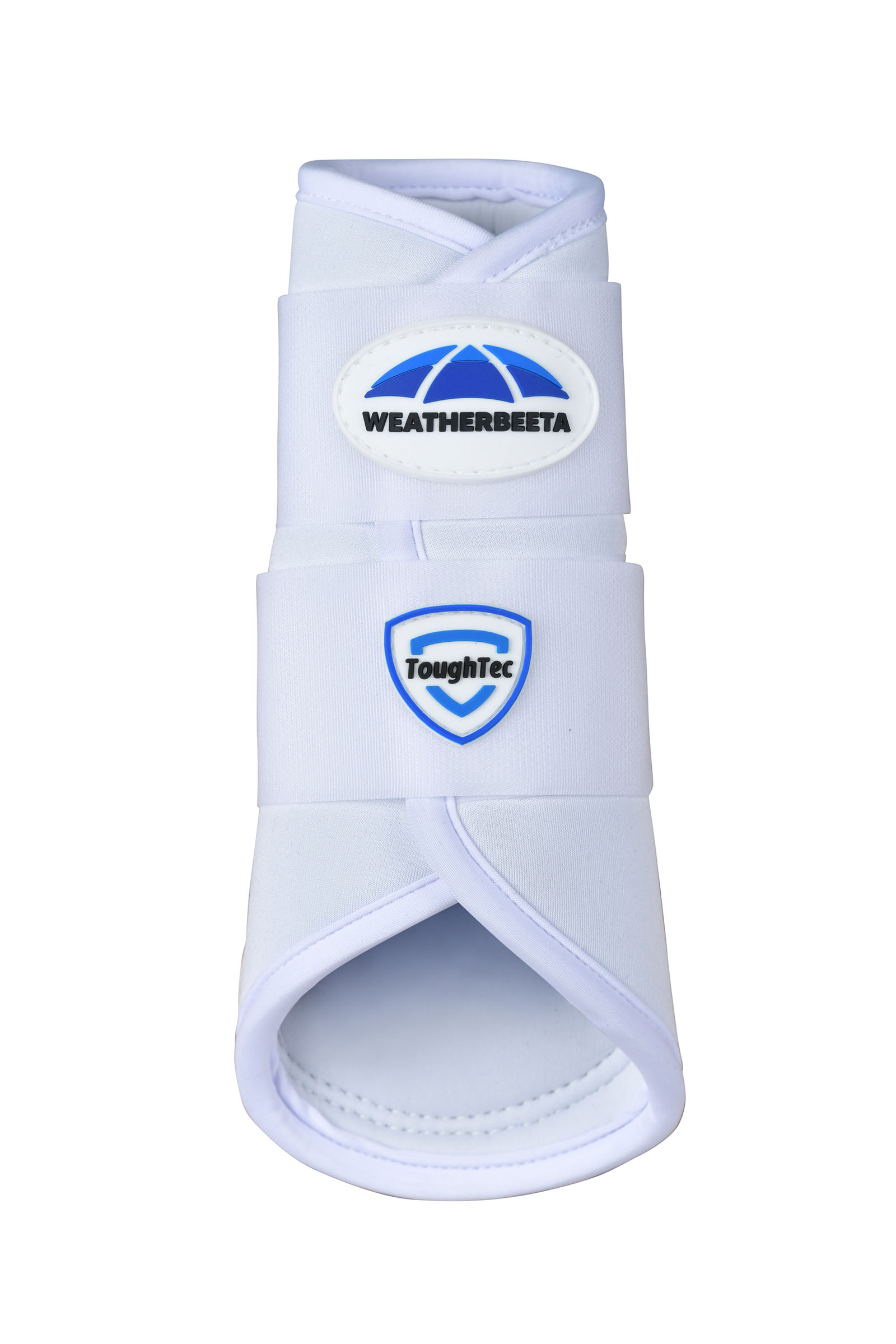 White/White Weatherbeeta Tough-Tec Prime Protectores doma