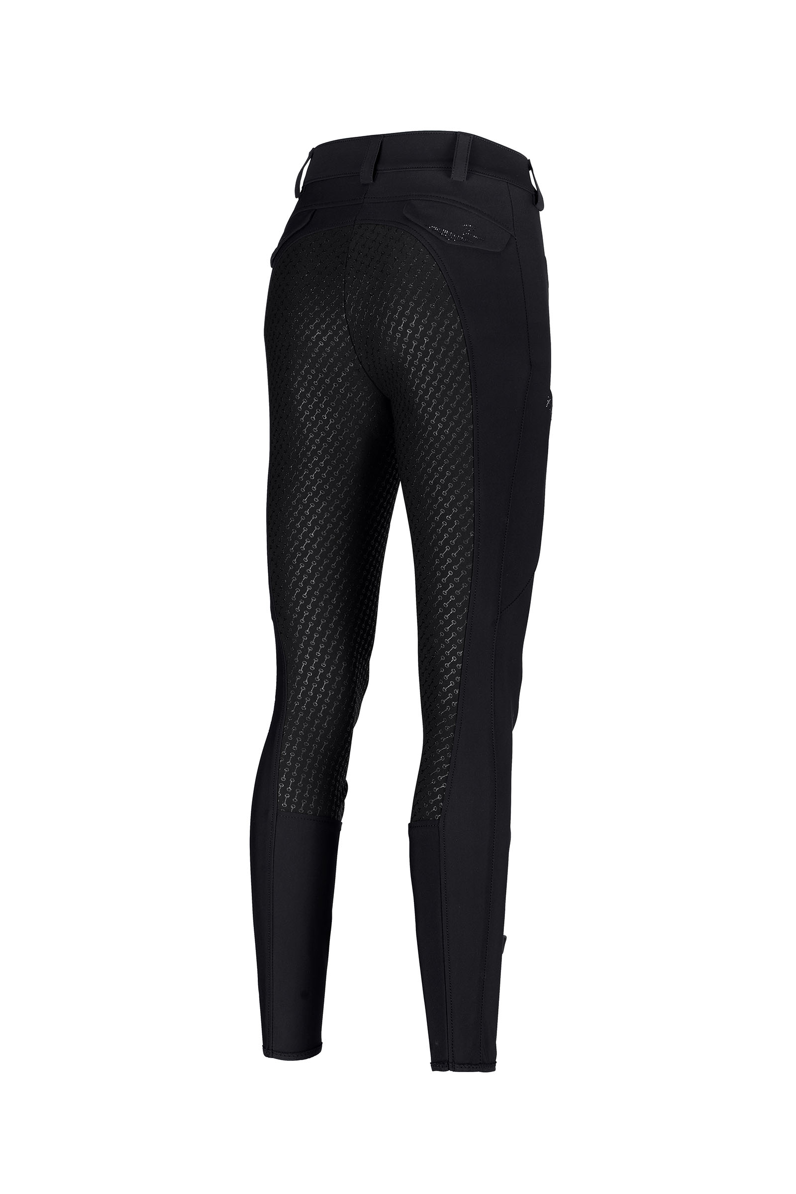 Black Pantalones de Montar con Asiento Completo para Mujer Pikeur Laure Grip