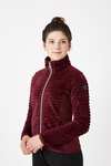 Chaqueta de Equitación Polar Rayada para Mujer Horze Della