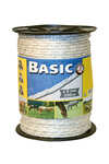 Farm Patrol Fencing rope Basic 200 m, &Oslash; 6 mm, white, 2x0,50 iron