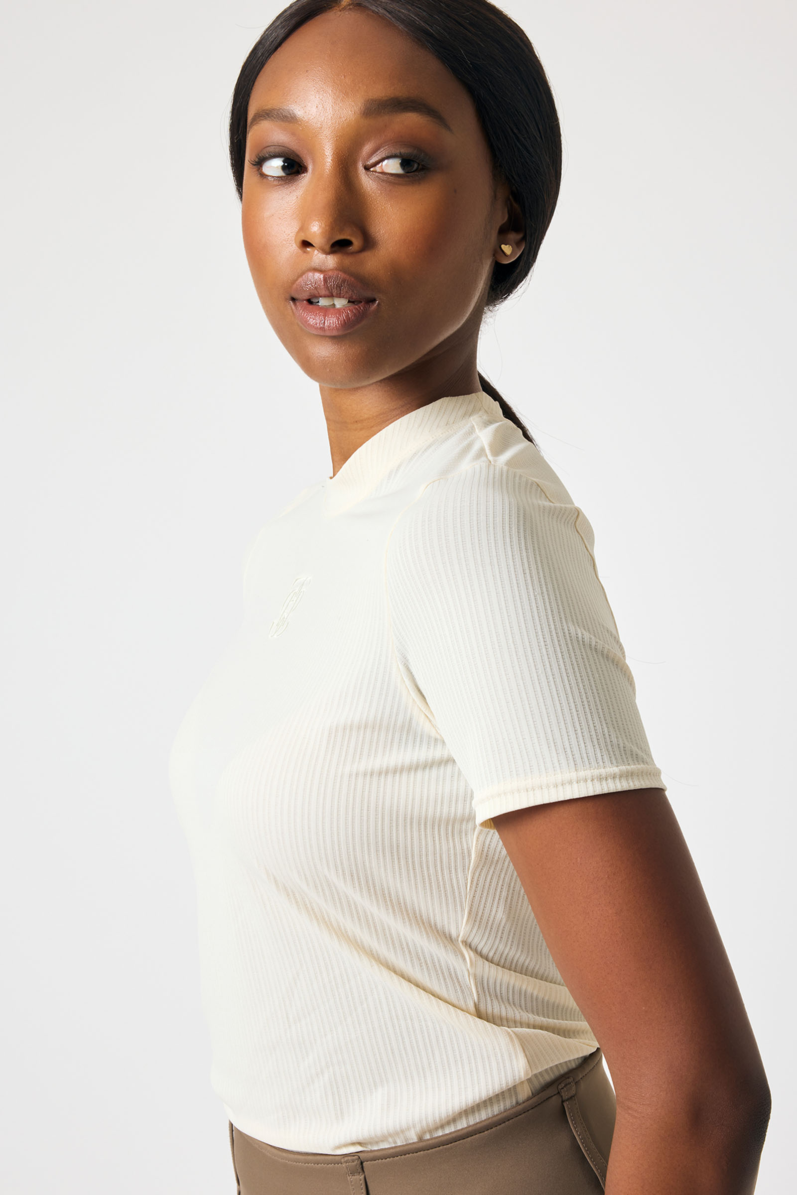 PS of Sweden Courtney S/S Camiseta de Malla a Rayas