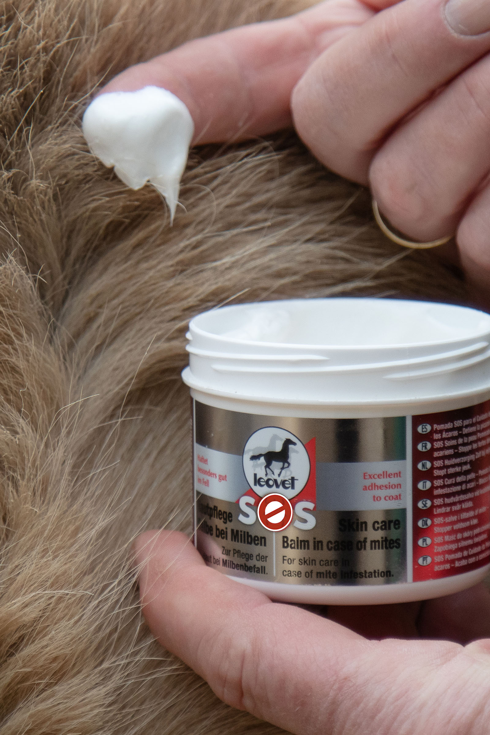 Leovet SOS B&aacute;lsamo para el cuidado de la piel en caso de &aacute;caros 150ml