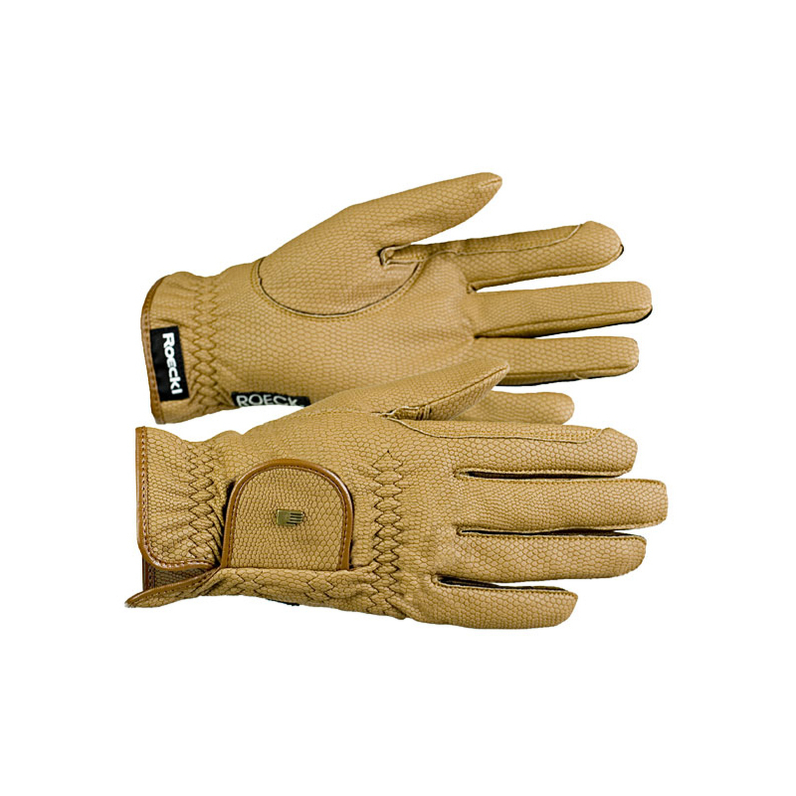 Light Brown Guantes Roeckl Roeck Grip Fleece