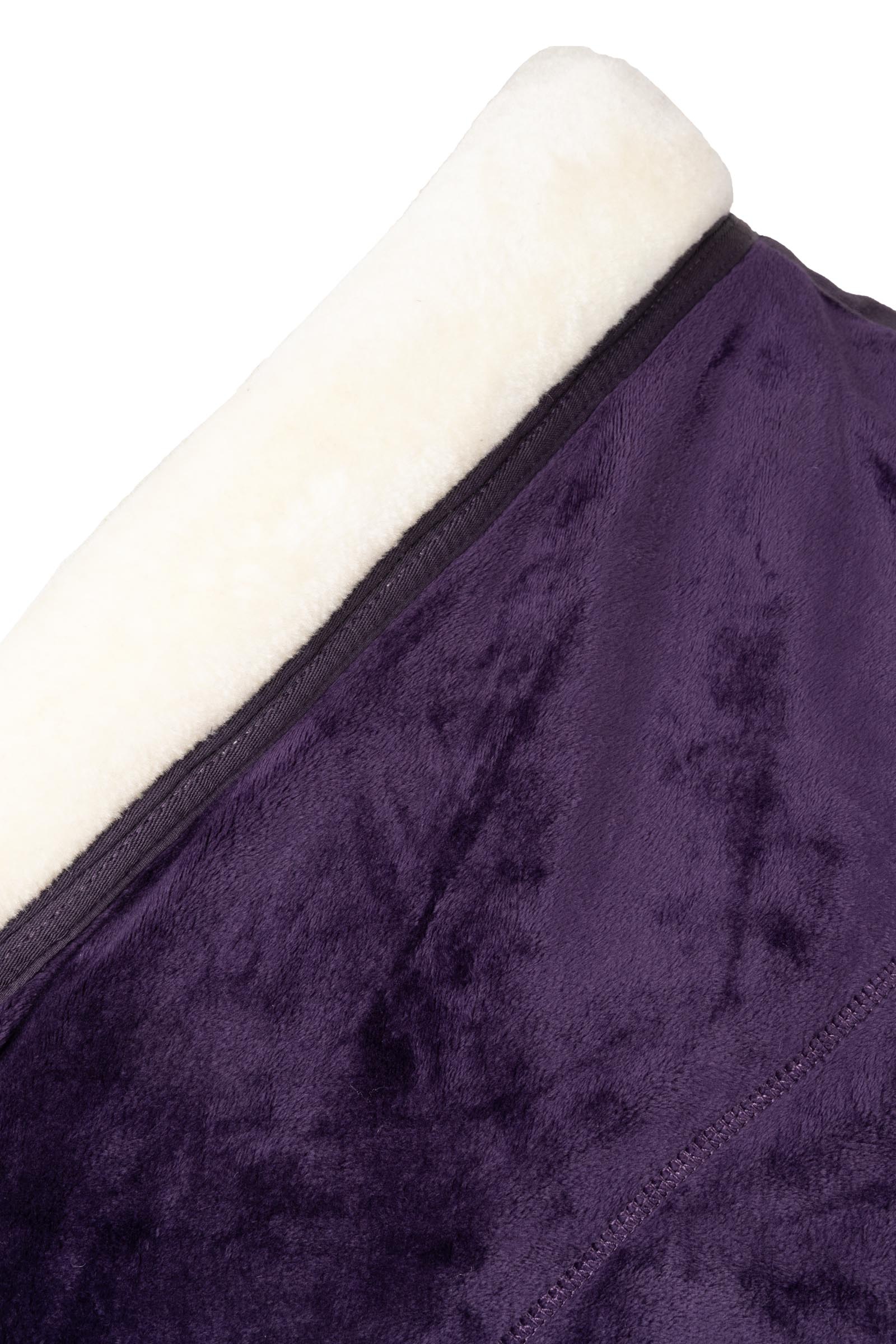 Manta Polar con Cuello de Piel HorzeLincoln