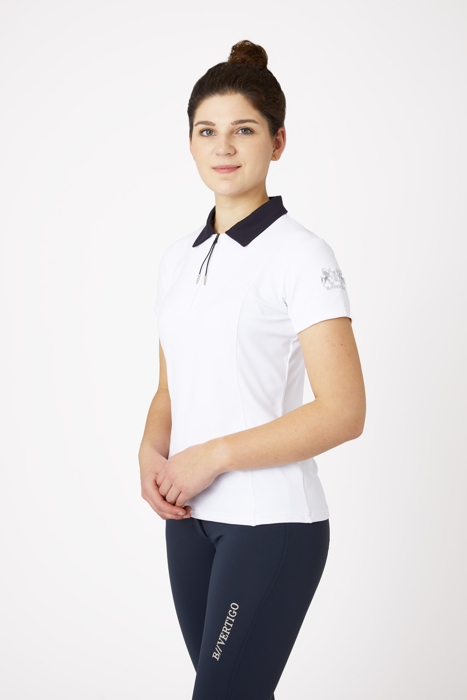 Camisa Polo de Manga Corta para Mujer B Vertigo Claudine