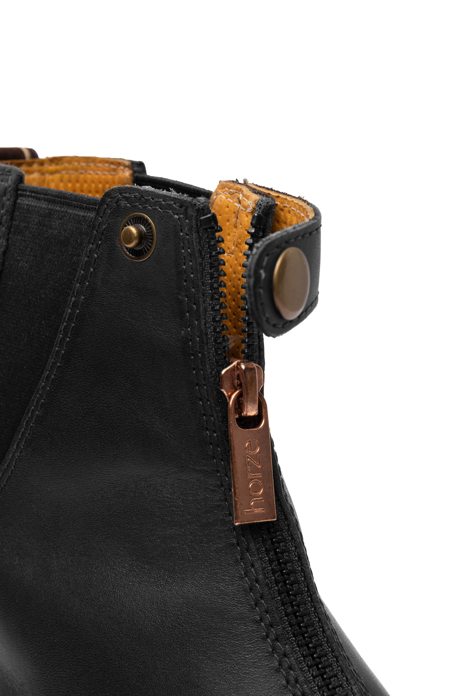 Botines de Equitaci&oacute;n de Cuero con Cremallera Delantera Horze Rose