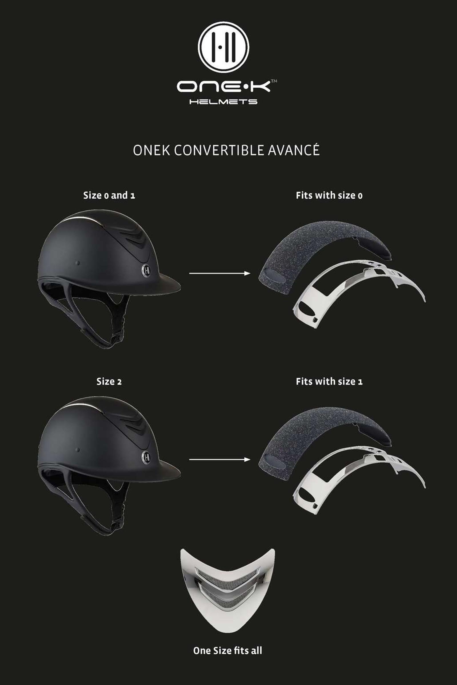Casco de Equitación Mate Convertible OneK Avance