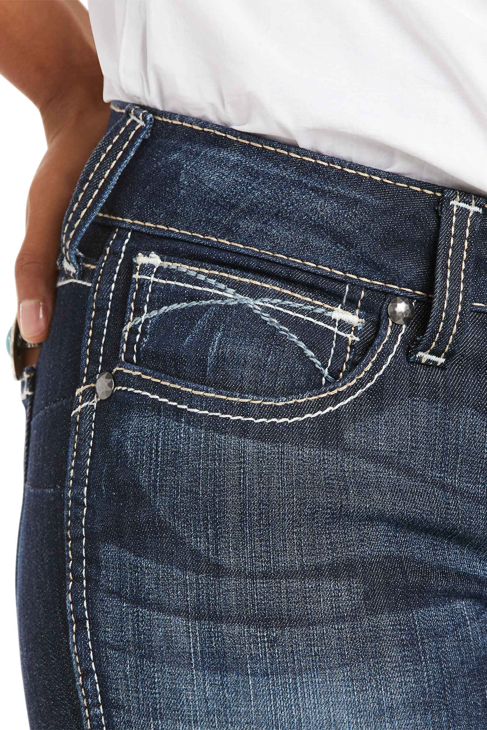 Ariat Ella R.E.A.L jeans skinny stretch para mujer con tiro medio