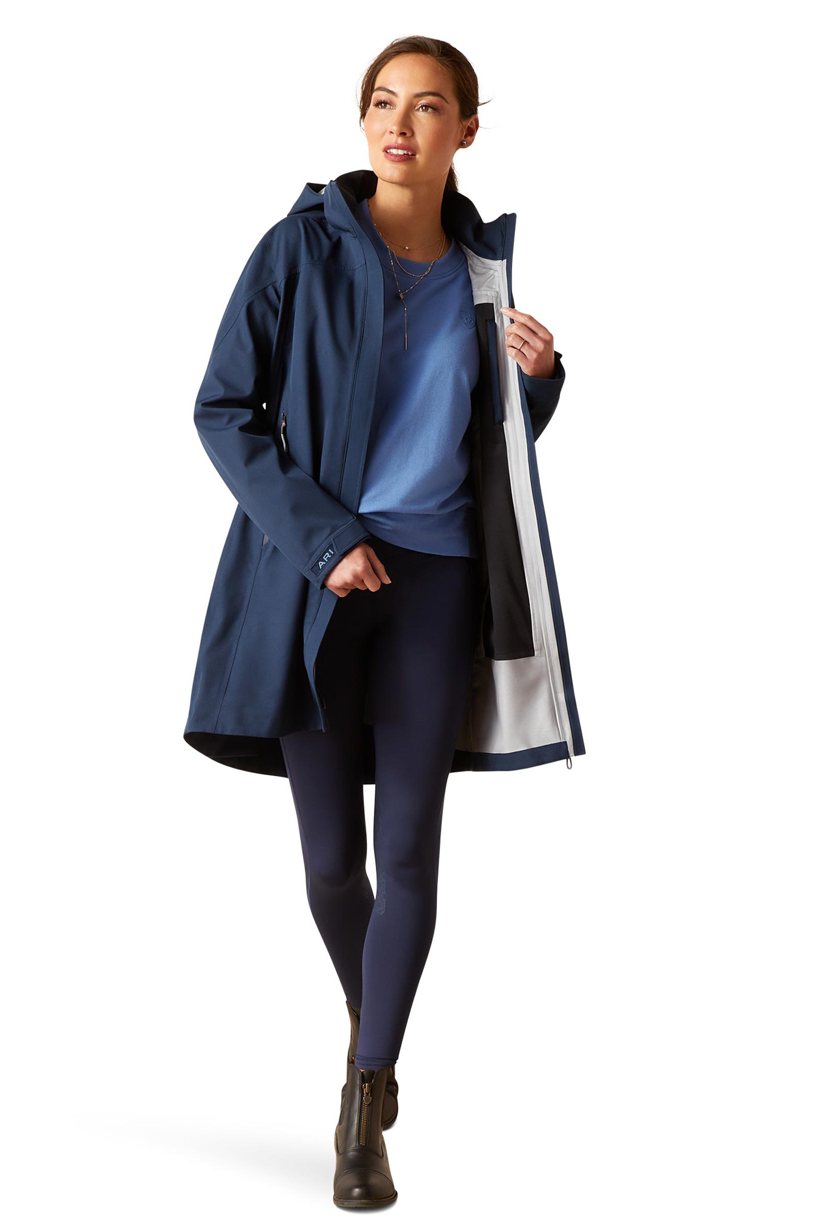 Ariat Coastal H2O parka larga impermeable para mujer