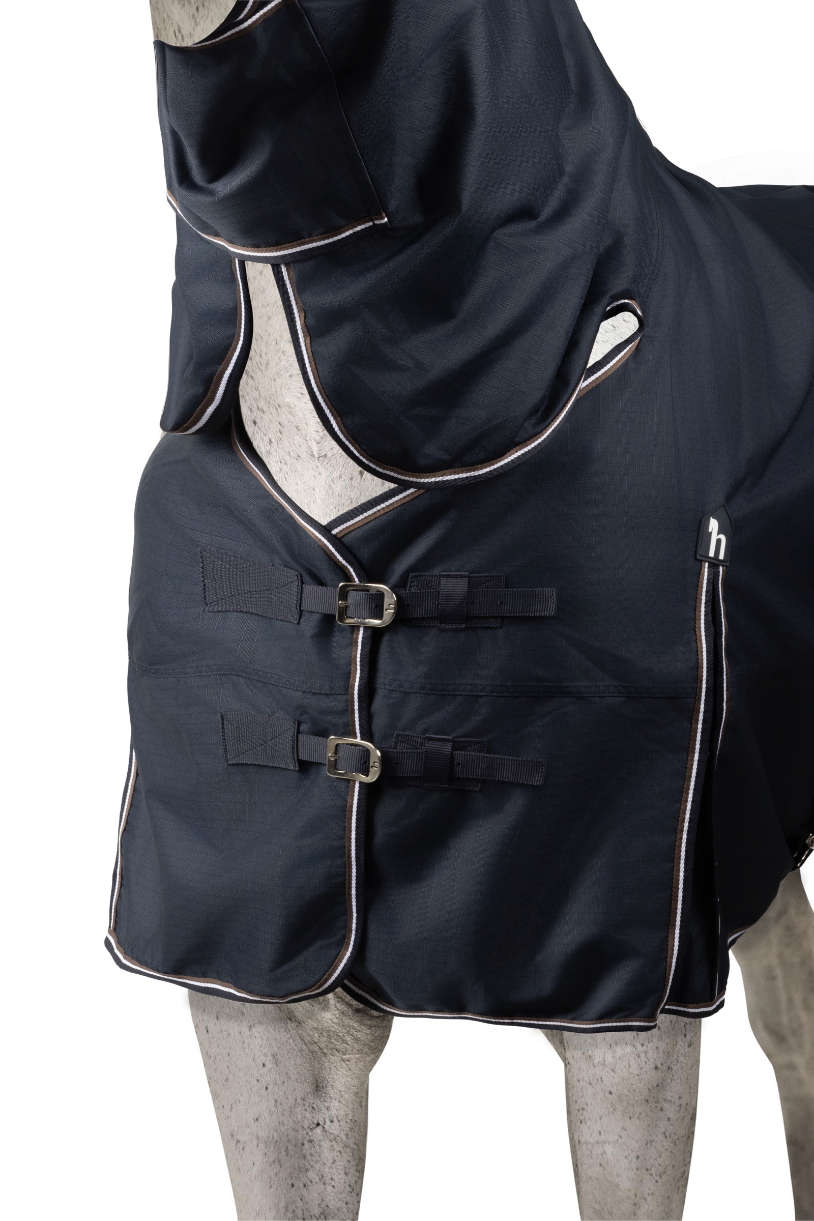 Horze Glasgow manta de exterior con cuello fijo, 200 g