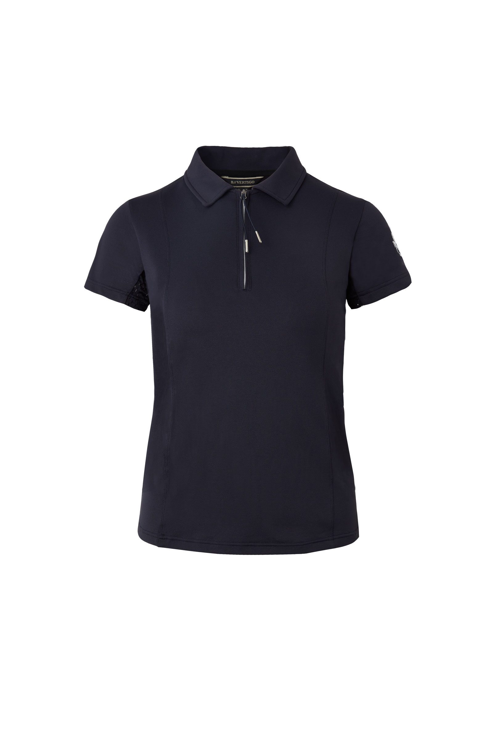 Dark Navy Camisa Polo de Manga Corta para Mujer B Vertigo Claudine
