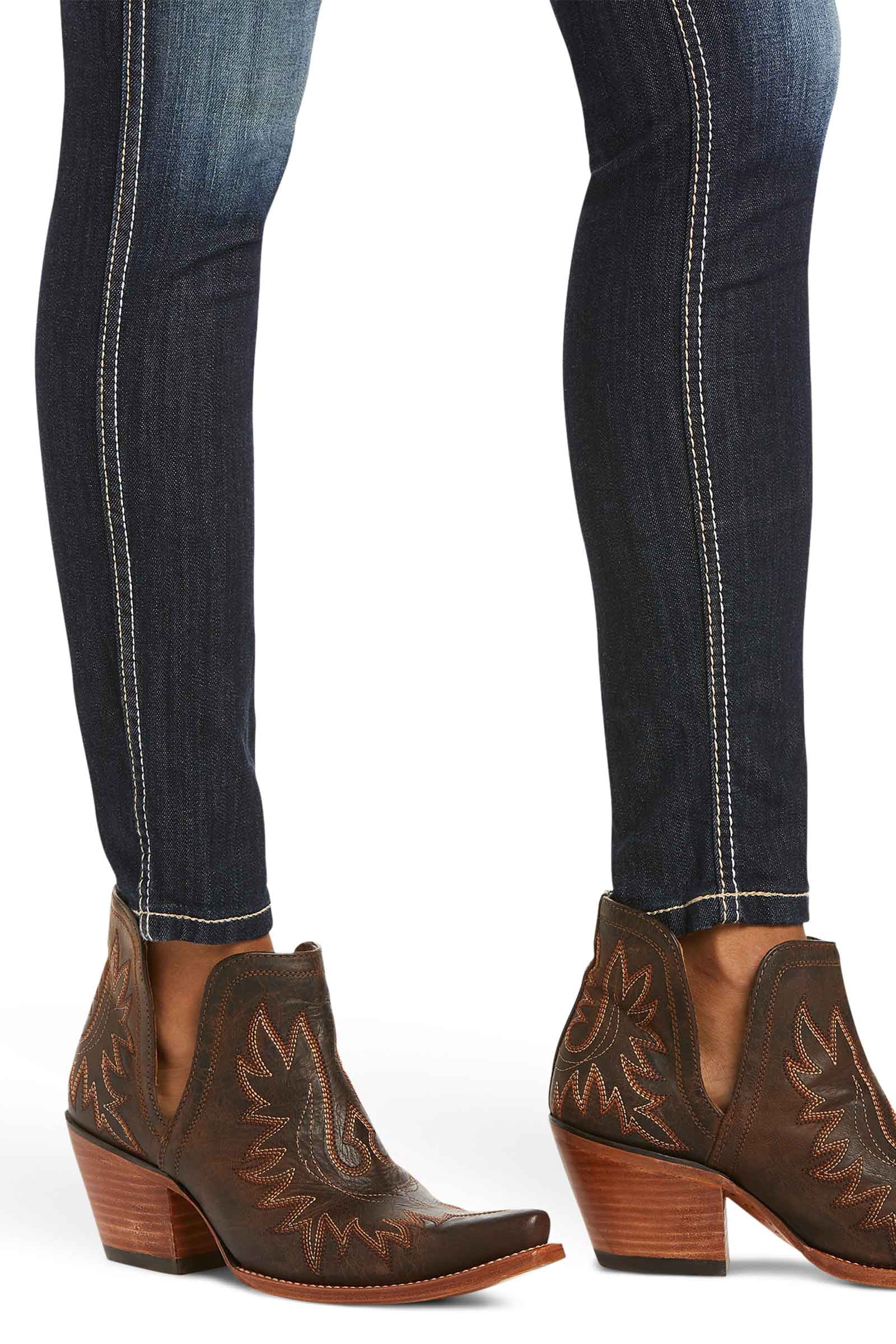 Ariat Ella R.E.A.L jeans skinny stretch para mujer con tiro medio