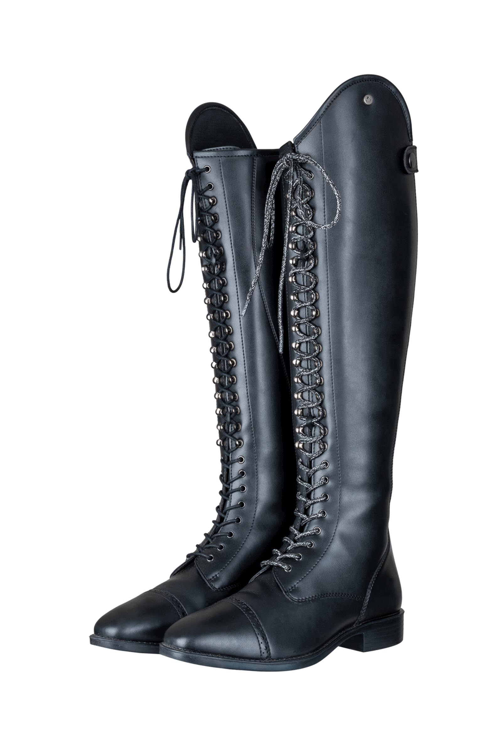 Black ELT Portland Polo Botas de Equitaci&oacute;n, Est&aacute;ndar