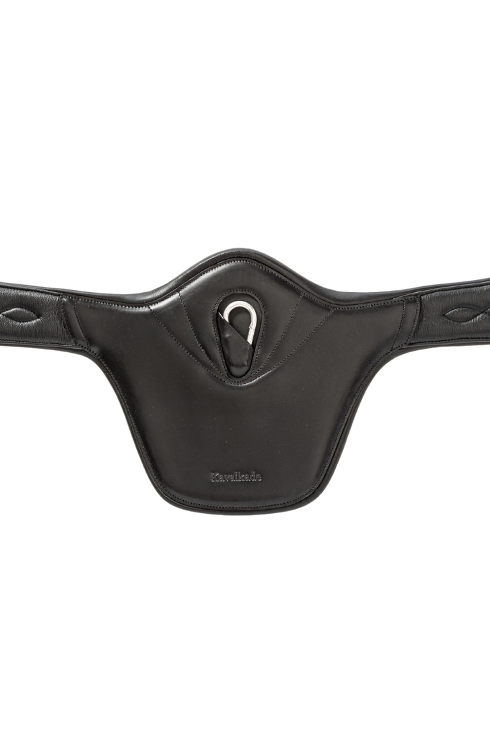 Kavalkade Julius cincha con protector abdominal de cuero suave con el&aacute;stico