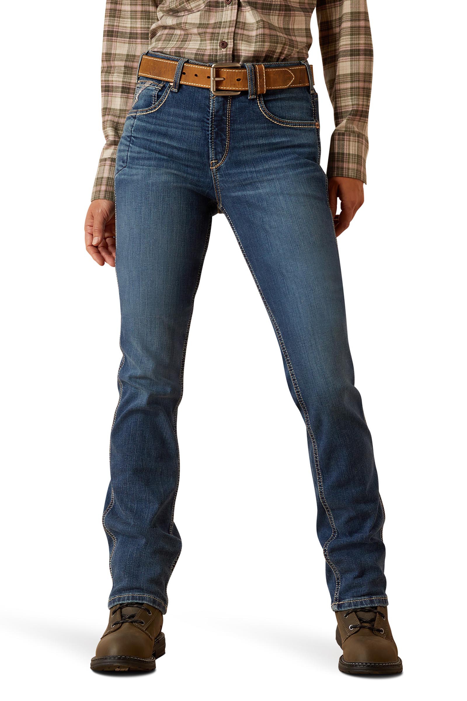 Ariat Rebar HR Riveter Straight Vaqueros rectos para mujer