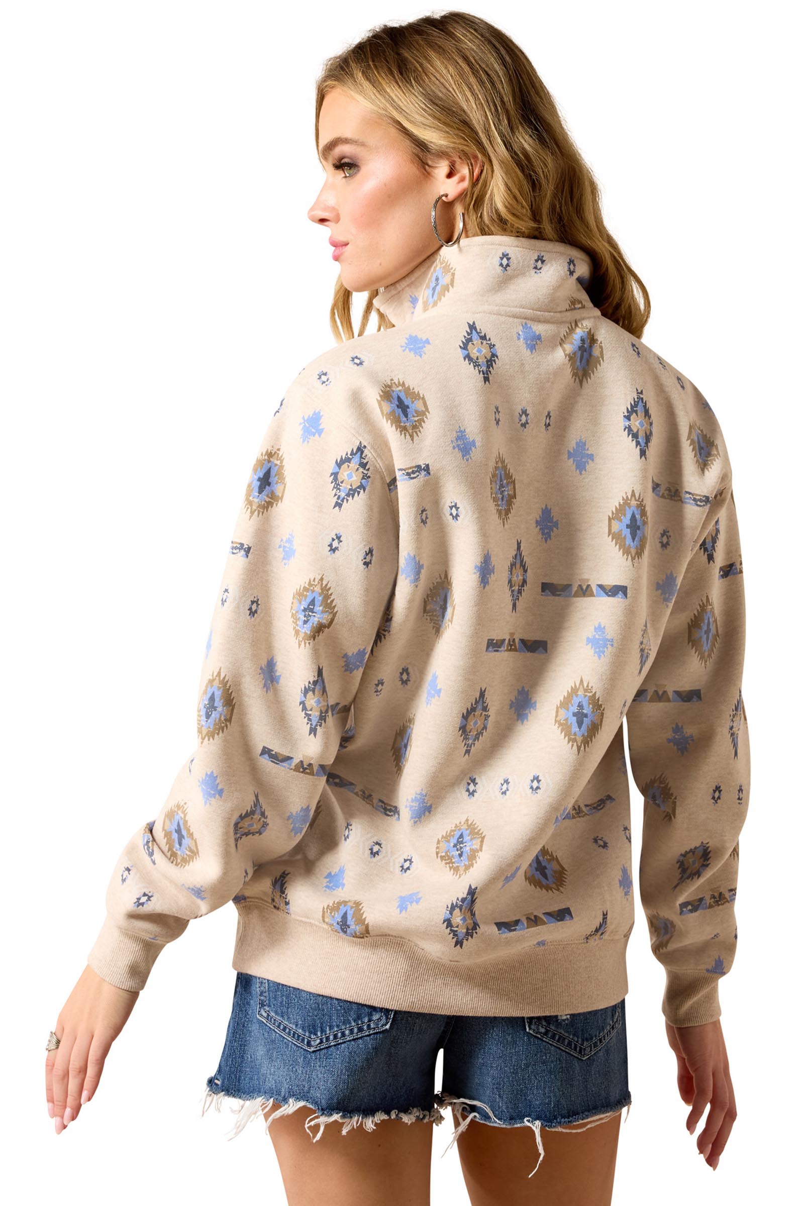 Ariat Sudadera Sapphire 1/2 zip para mujer