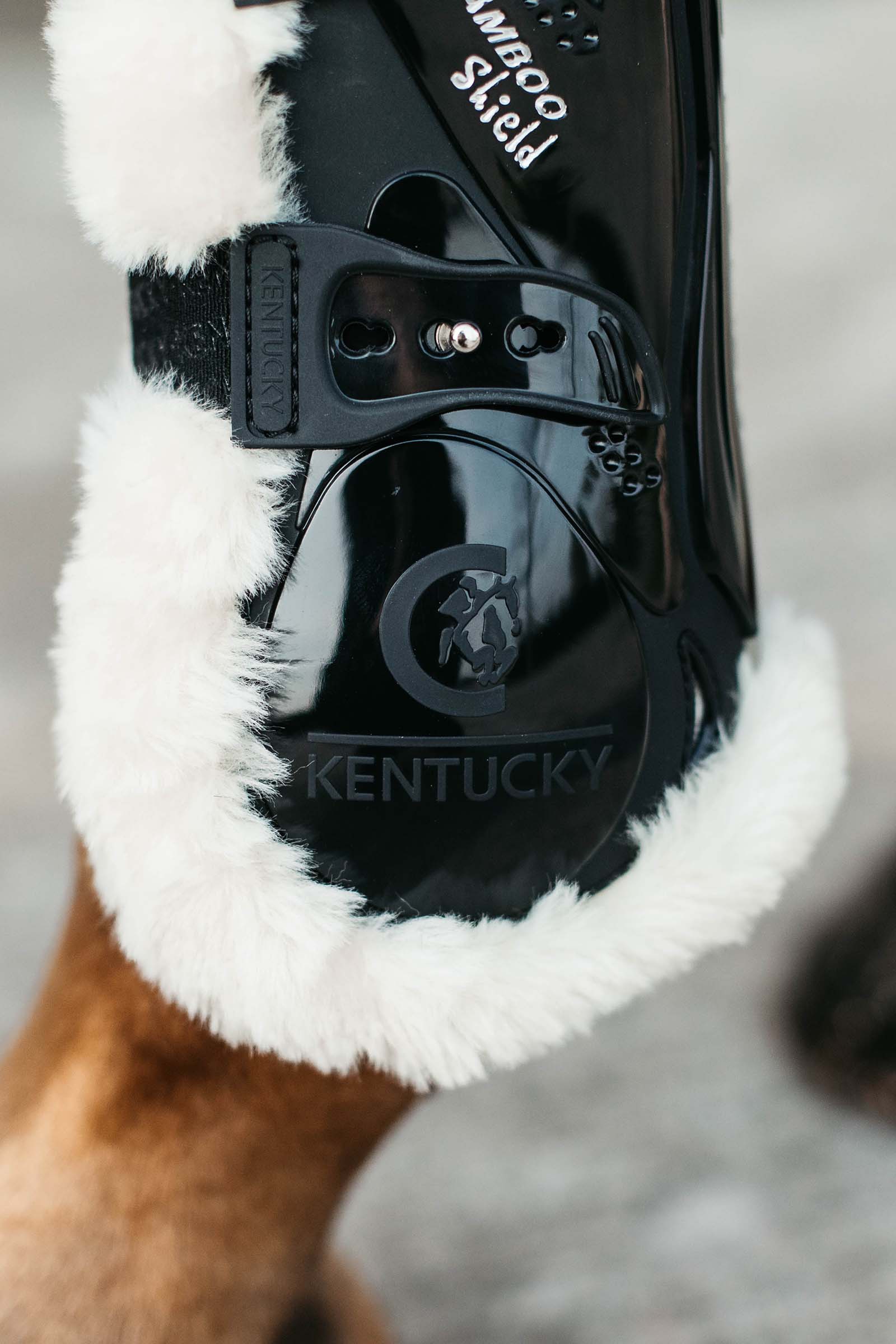Protectores de Tendón Elásticos Bambú Piel de Oveja Vegano Kentucky Horsewear
