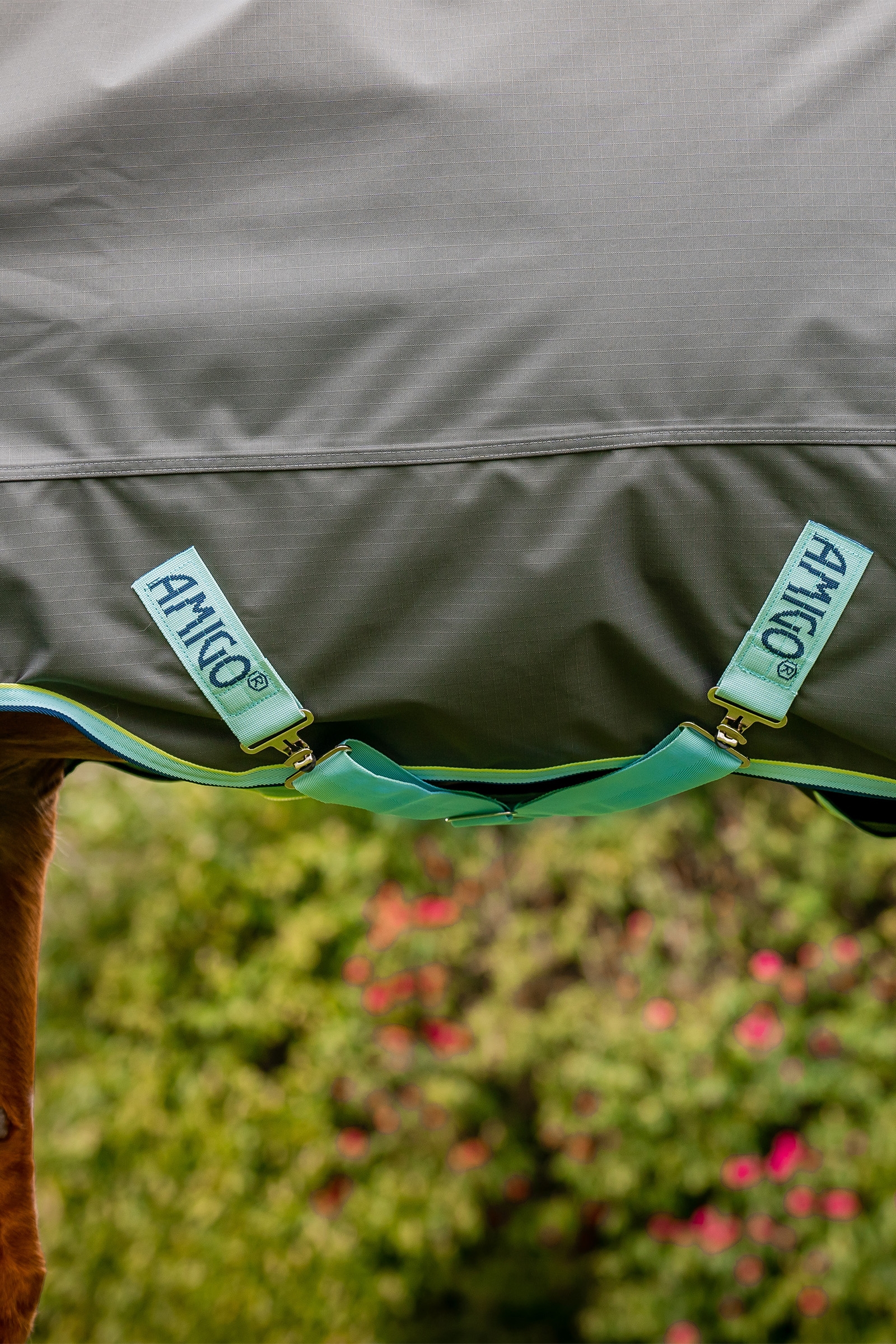 Horseware Amigo Hero Ripstop manta de exterior con forro polar, 50g