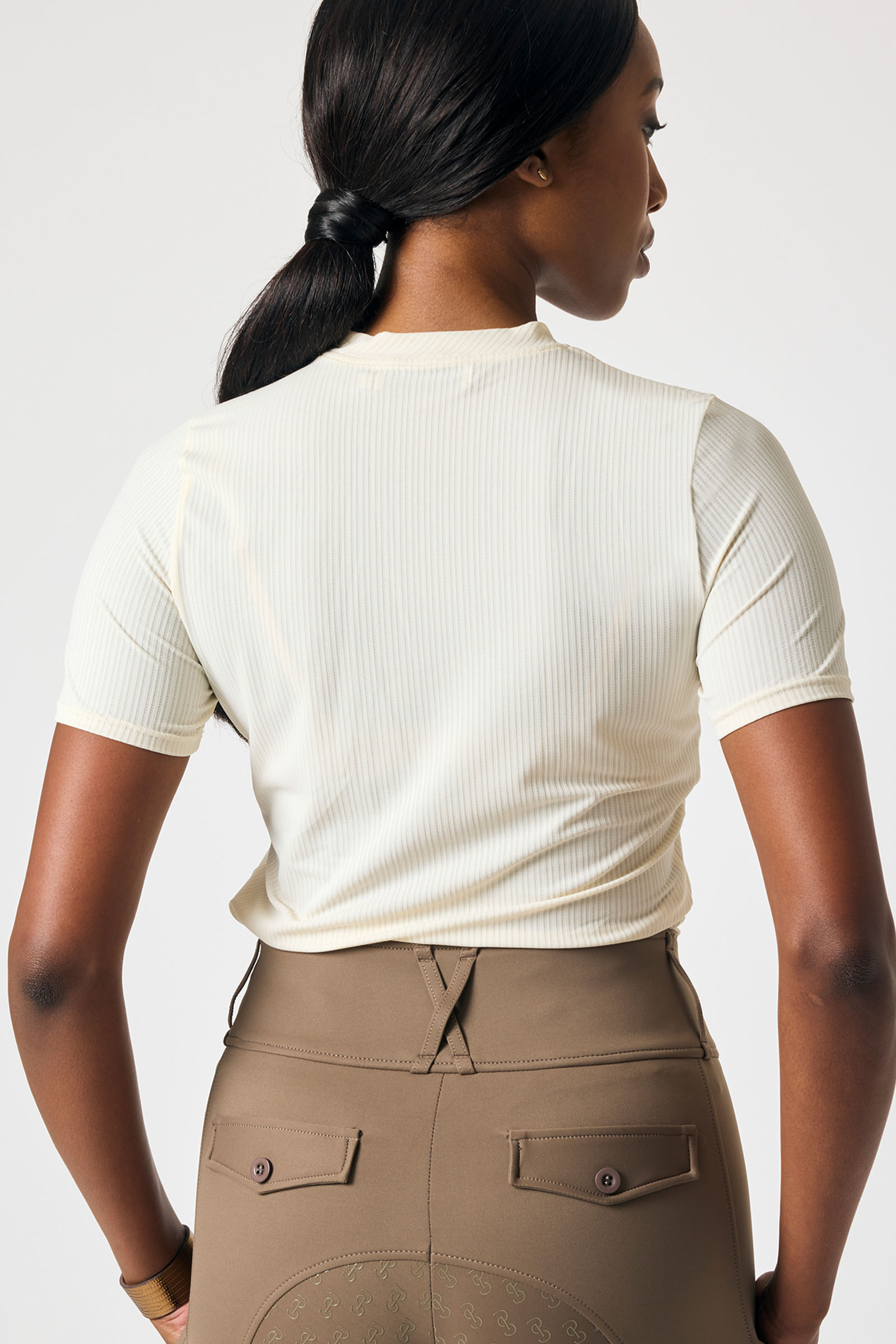 PS of Sweden Courtney S/S Camiseta de Malla a Rayas